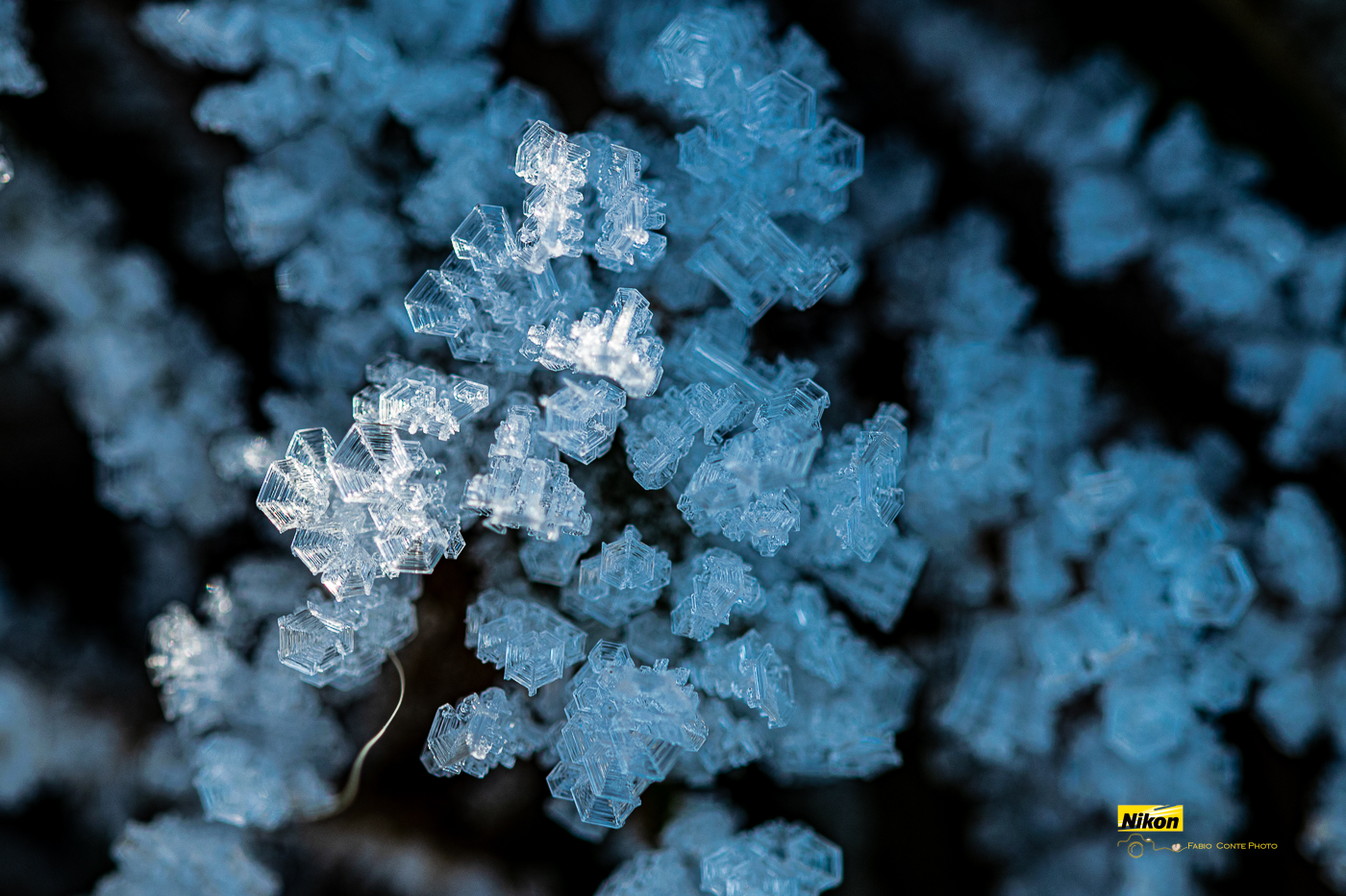 Playing with light and ice