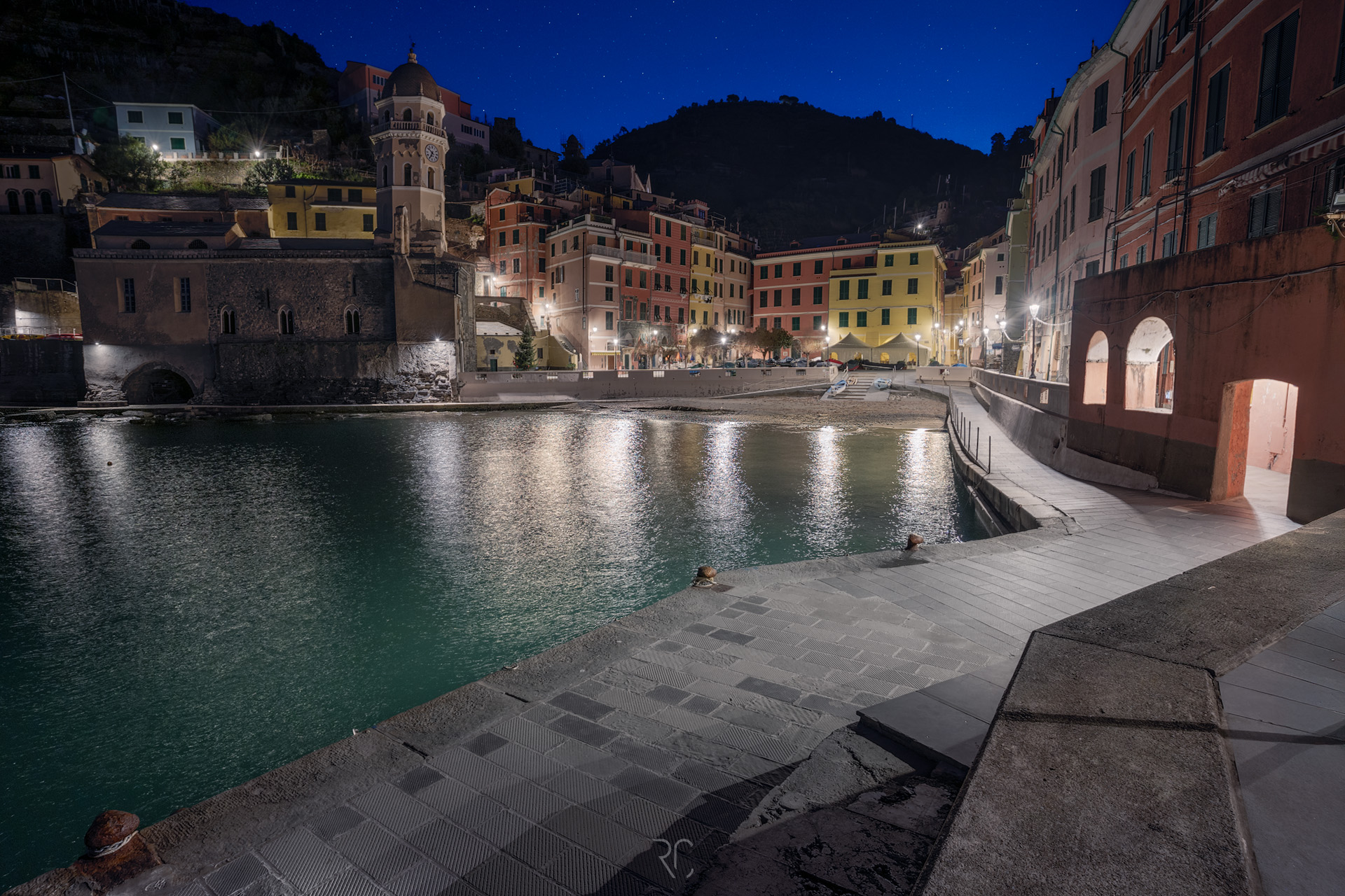 Vernazza by night