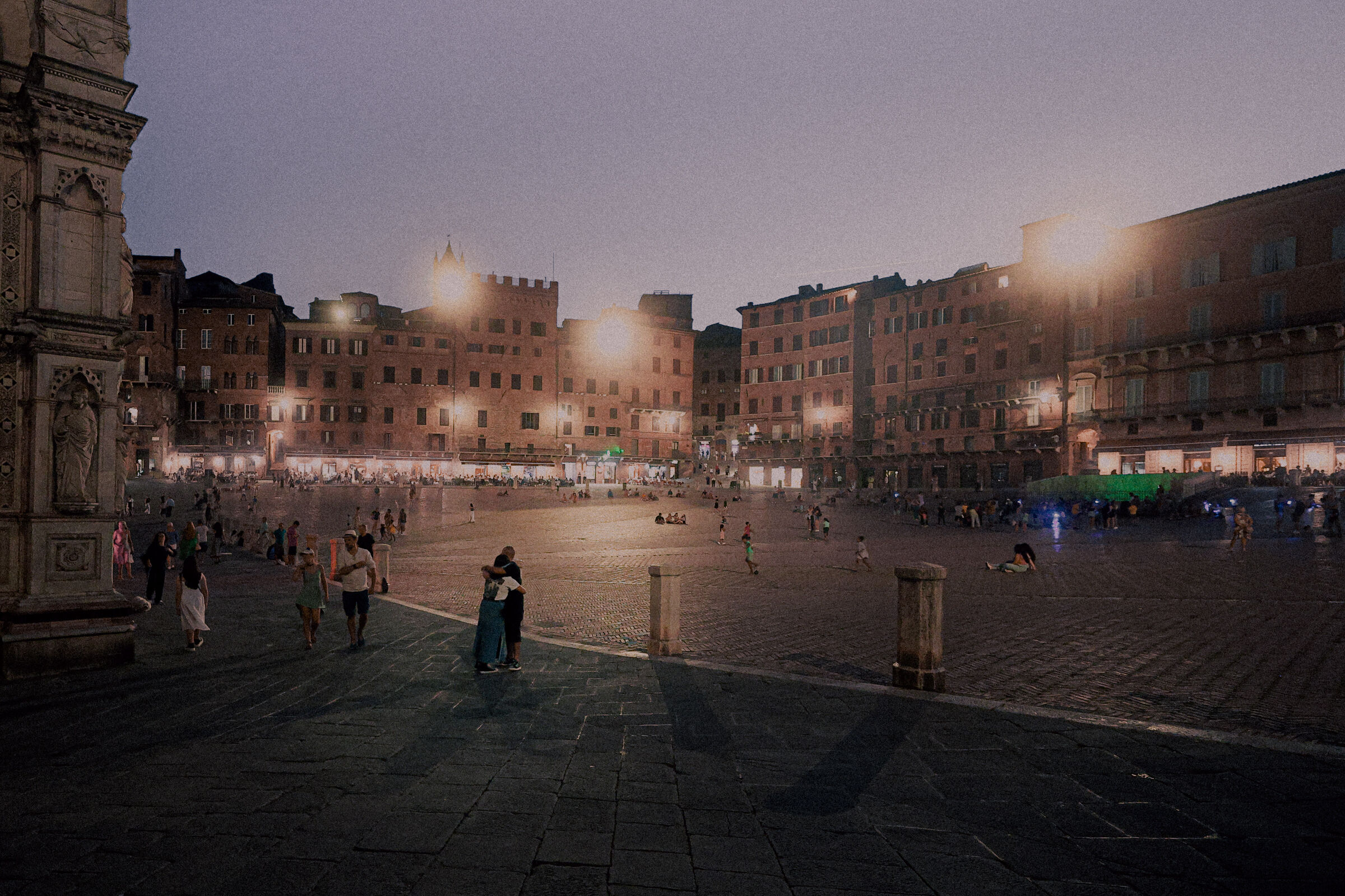 An evening in Siena