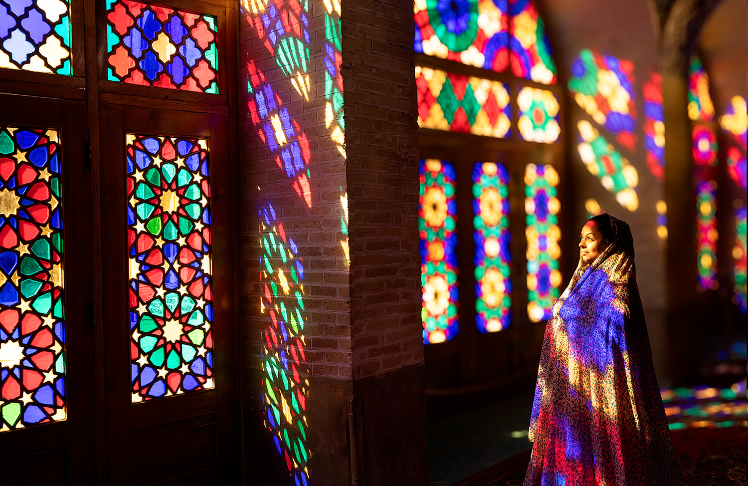 La magia di colori della Moschea Rosa