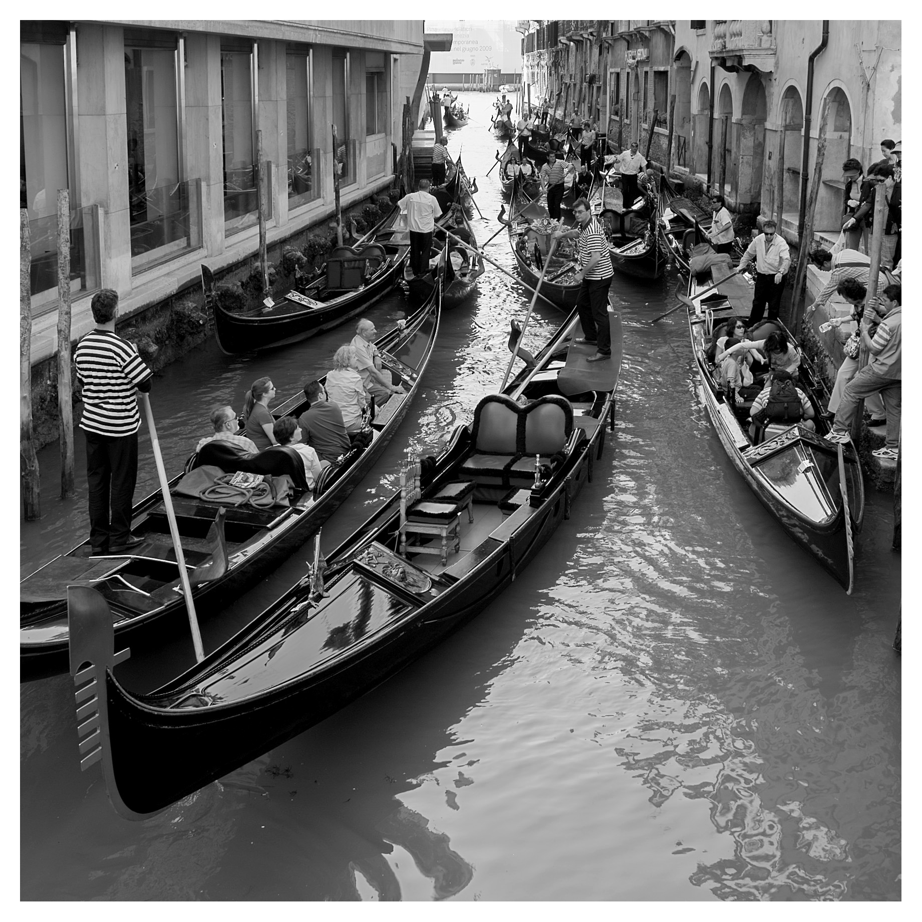 Venice, traffic jam :-)