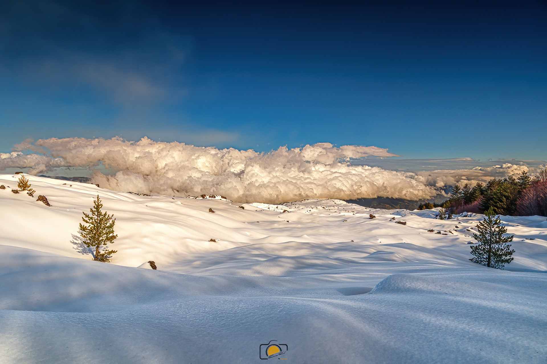 Snow-capped Etna 2025