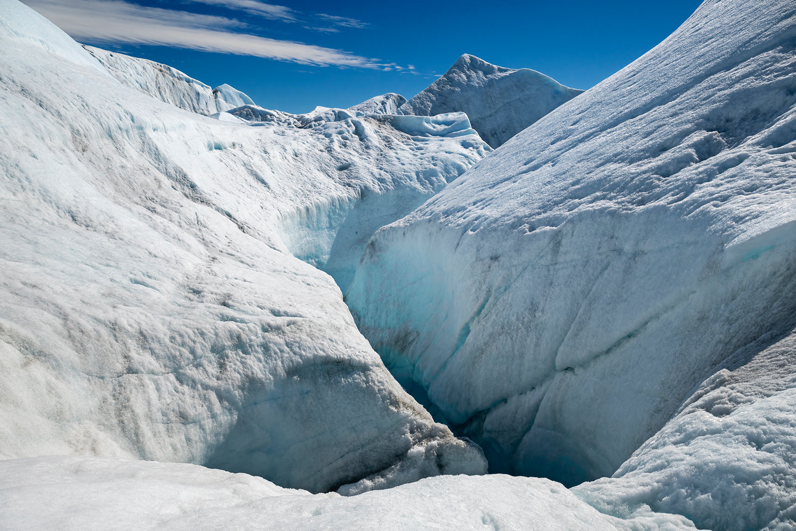 All'interno della calotta glaciale groenlandese