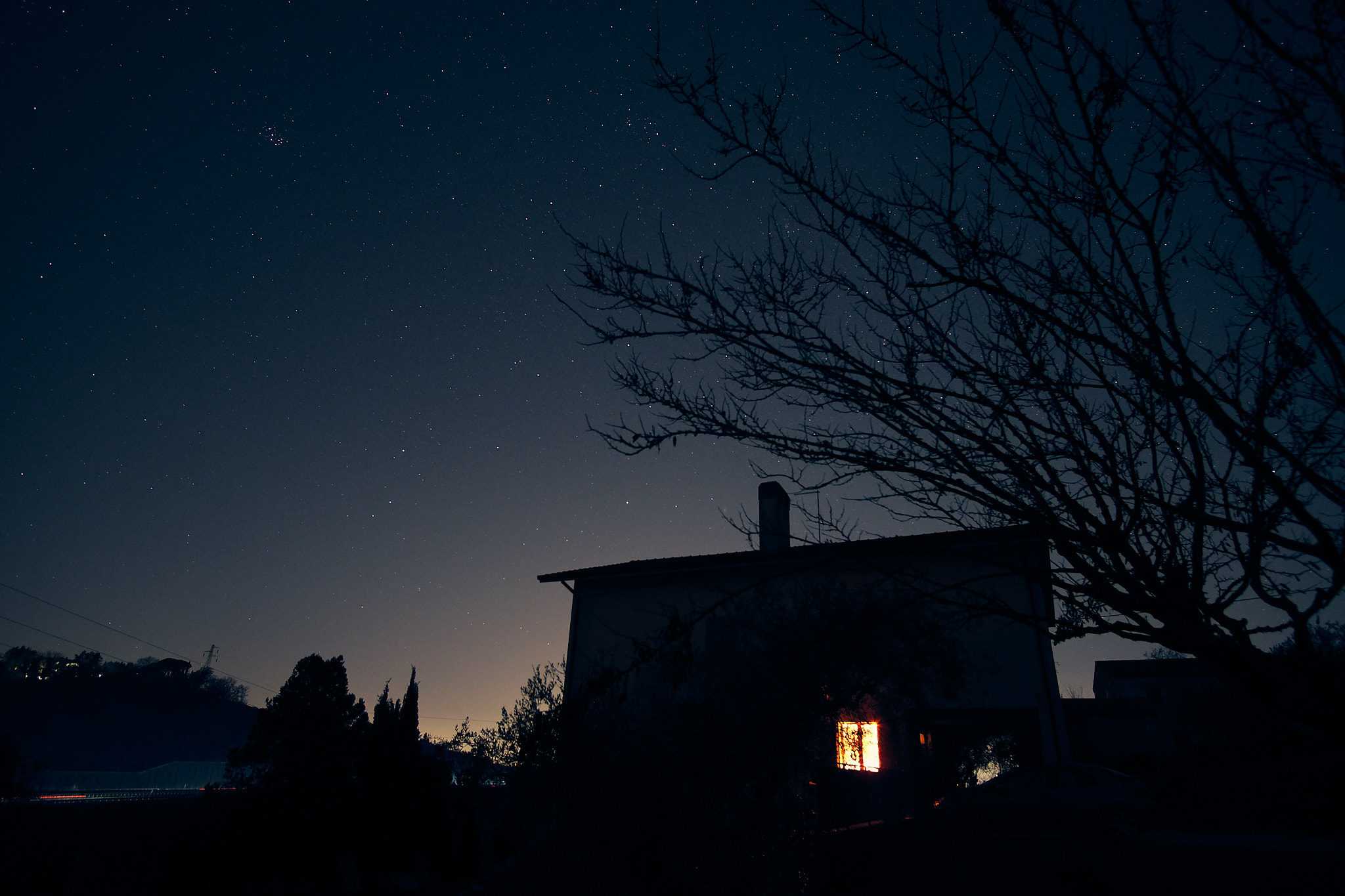 New moon night