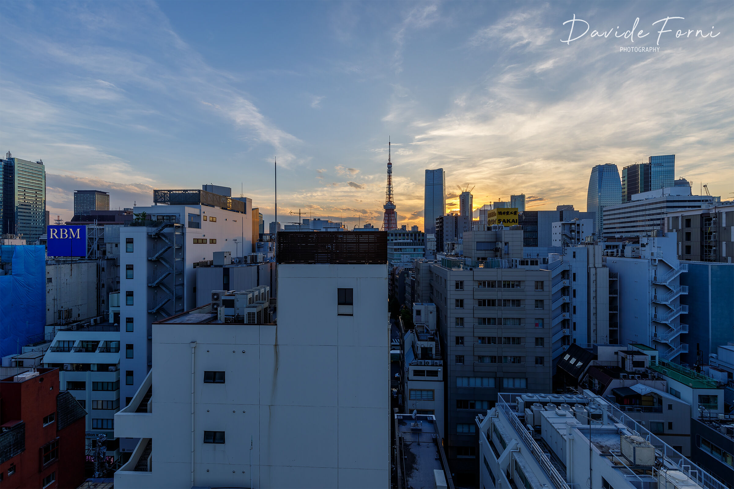 Il primo tramonto giapponese!