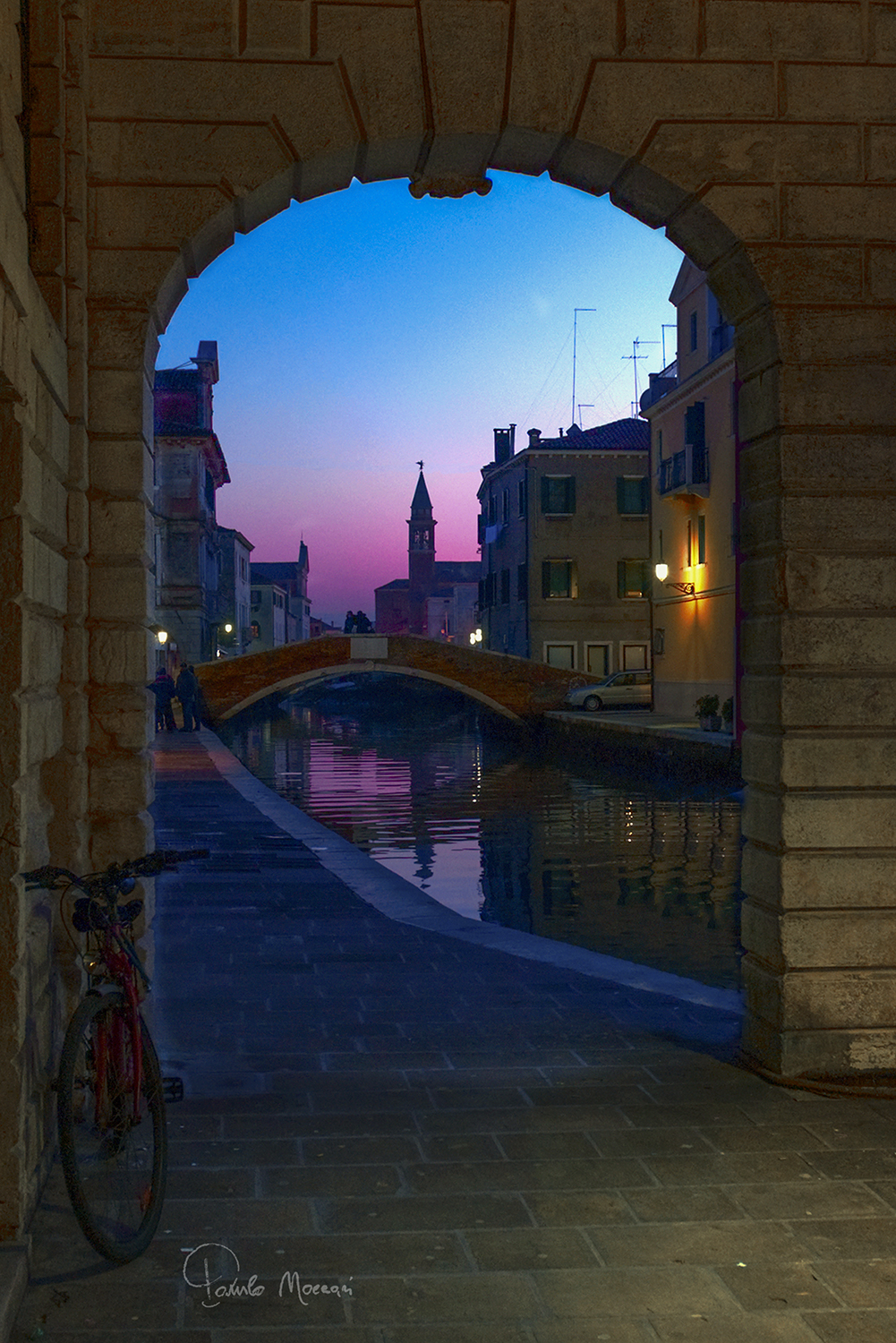 Chioggia, sunset on the "Vena"