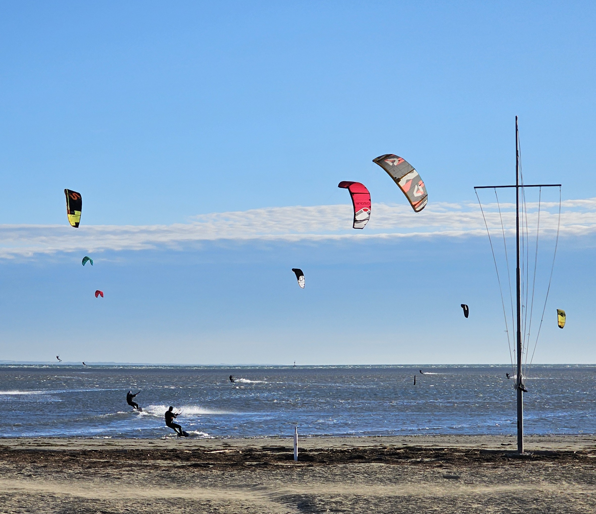 Kitesurfing in Grado