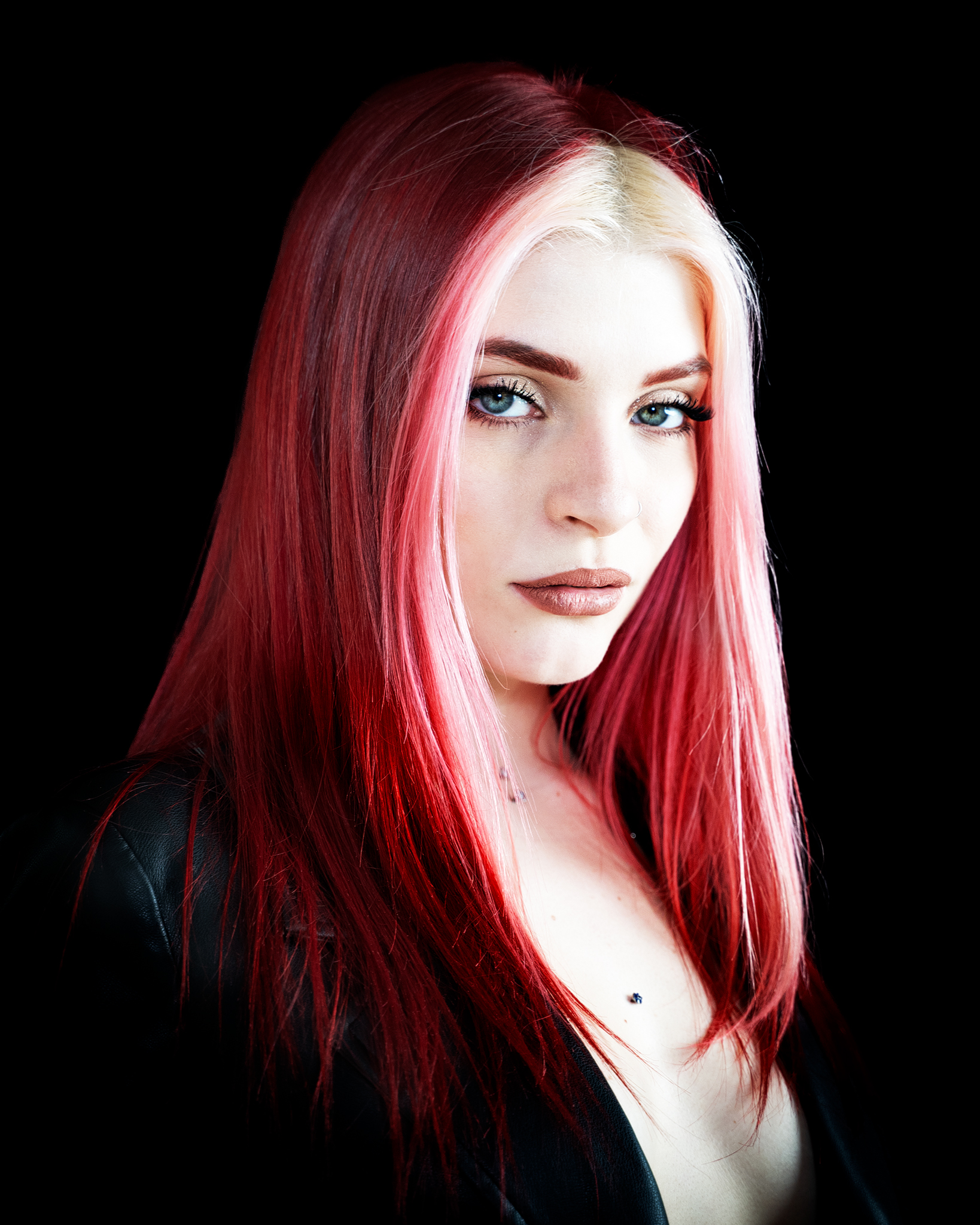 Portrait of Melissa Red&White