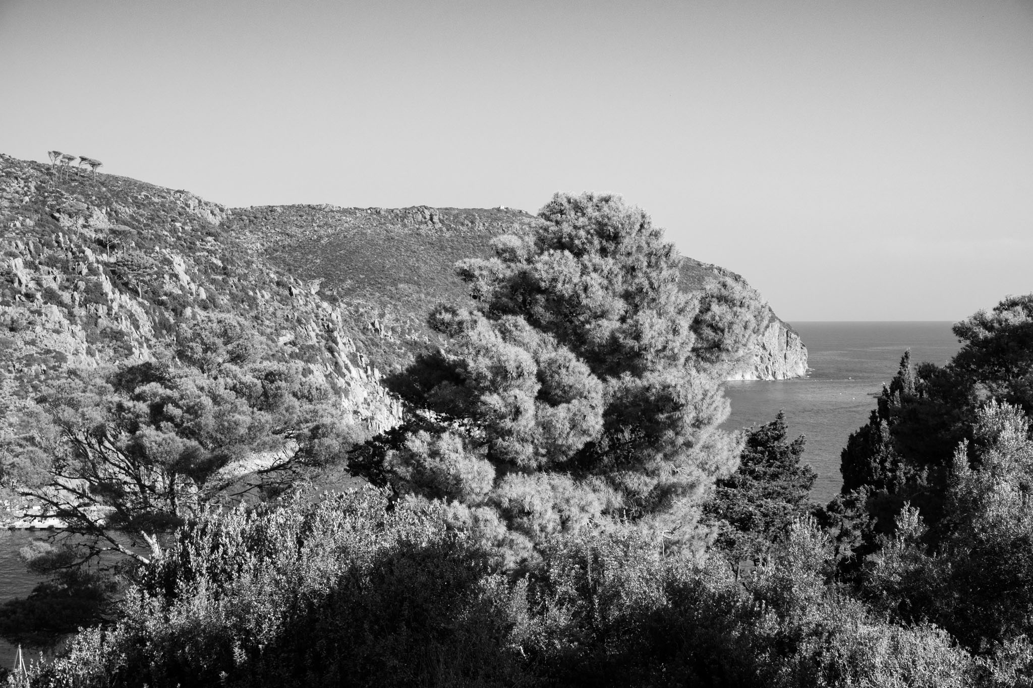 The bay in front of the port