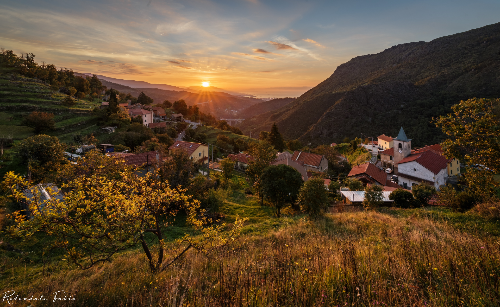 Alba from Sambuco, upper Cerusa valley (Ge)