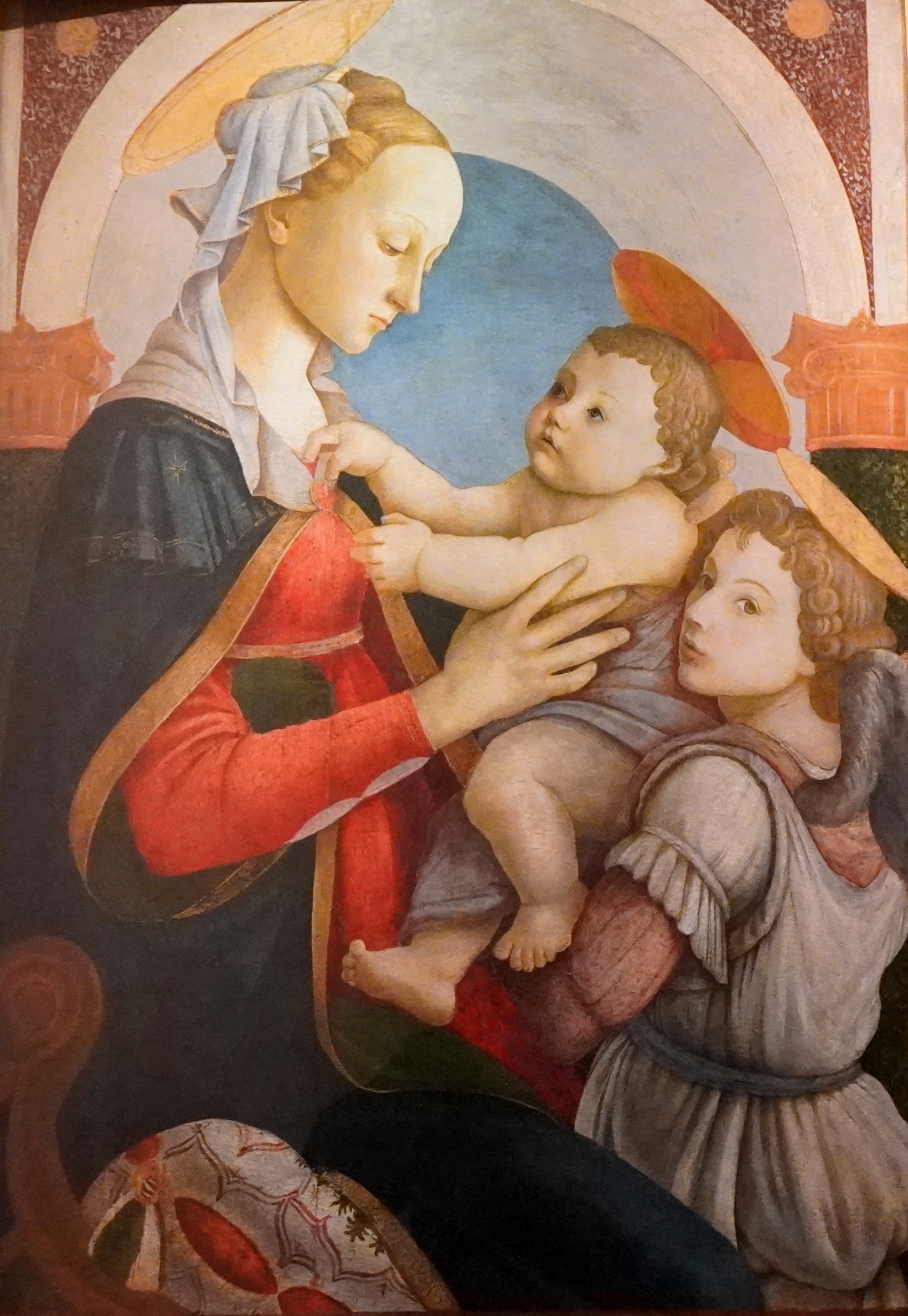 Botticelli - Madonna con Bambino e un angelo 1465 ca