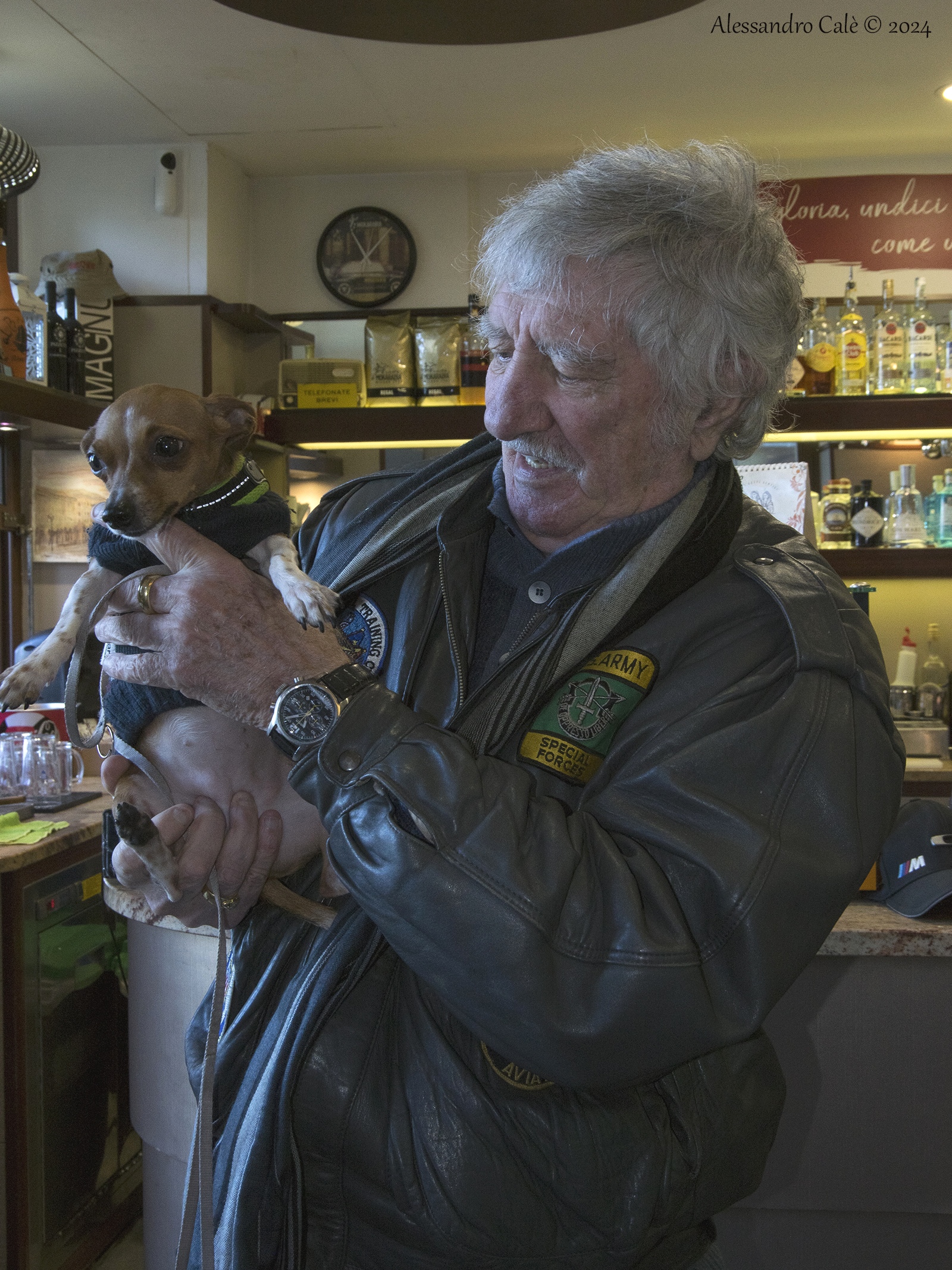 Bruno and his dog 7469