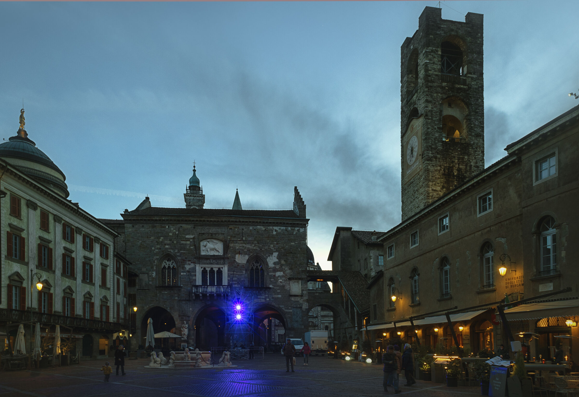 Piazza Vecchia at dusk - Bergamo