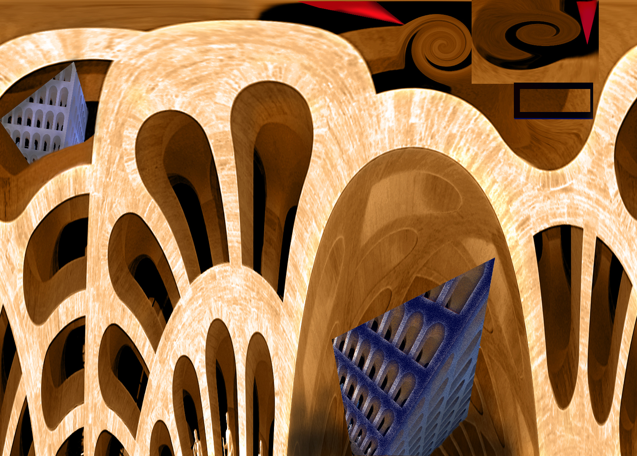 Spatial alterations and deformations