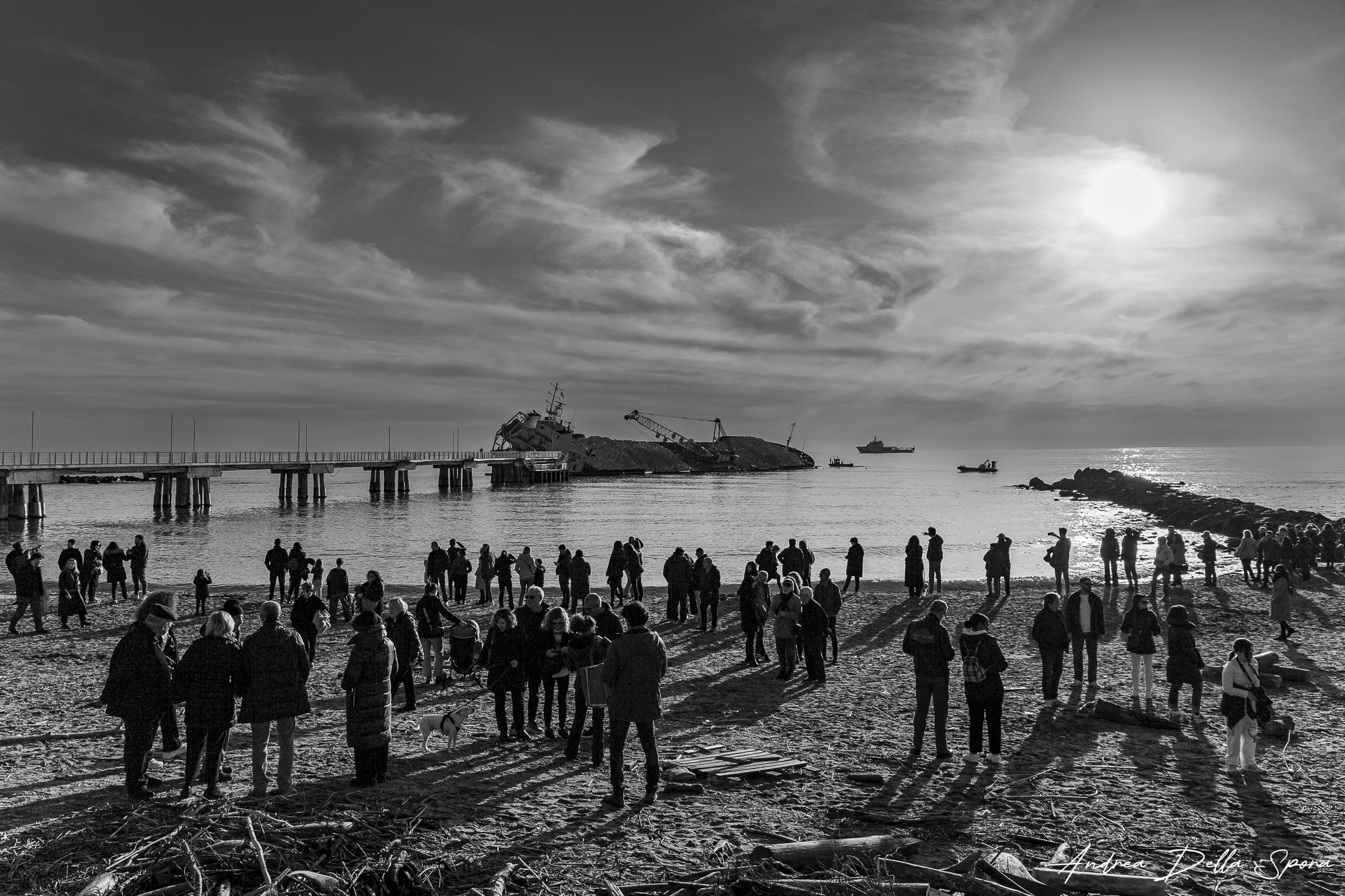 Marina di Massa - Wreck of the cargo ship Guang Rong