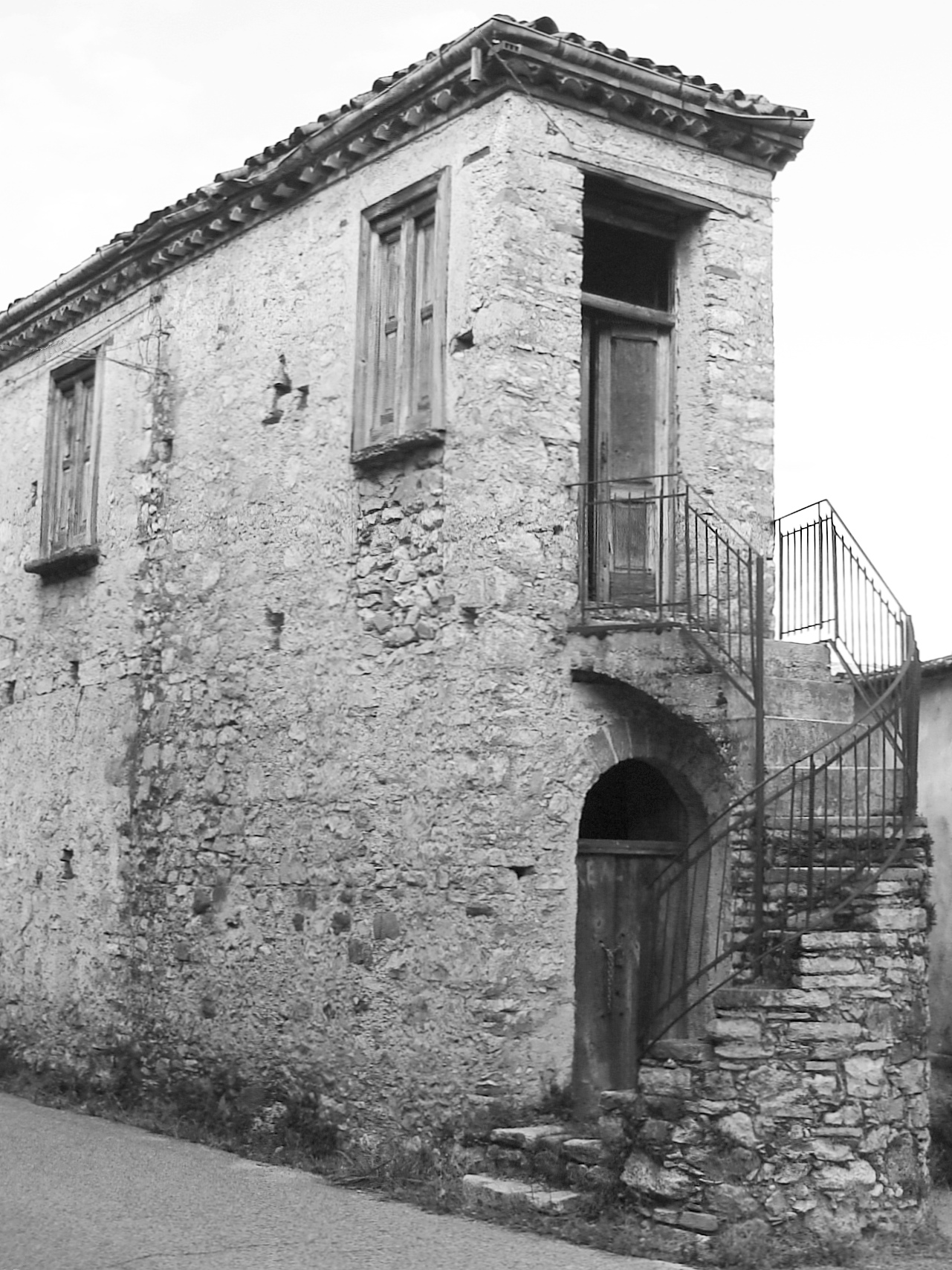 The house with the spiral staircase