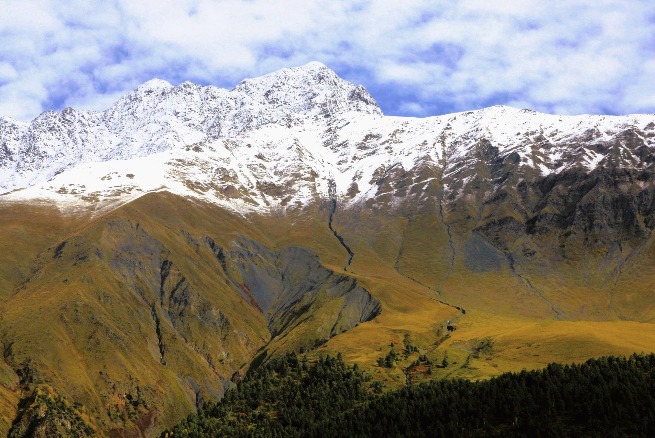 On the slopes of the Caucasus