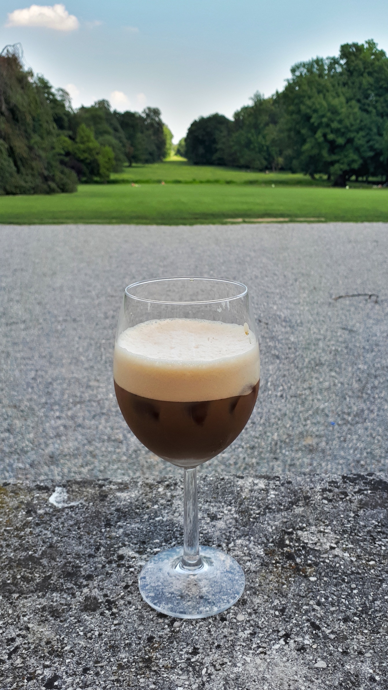 View of the park of Villa Reale in Monza