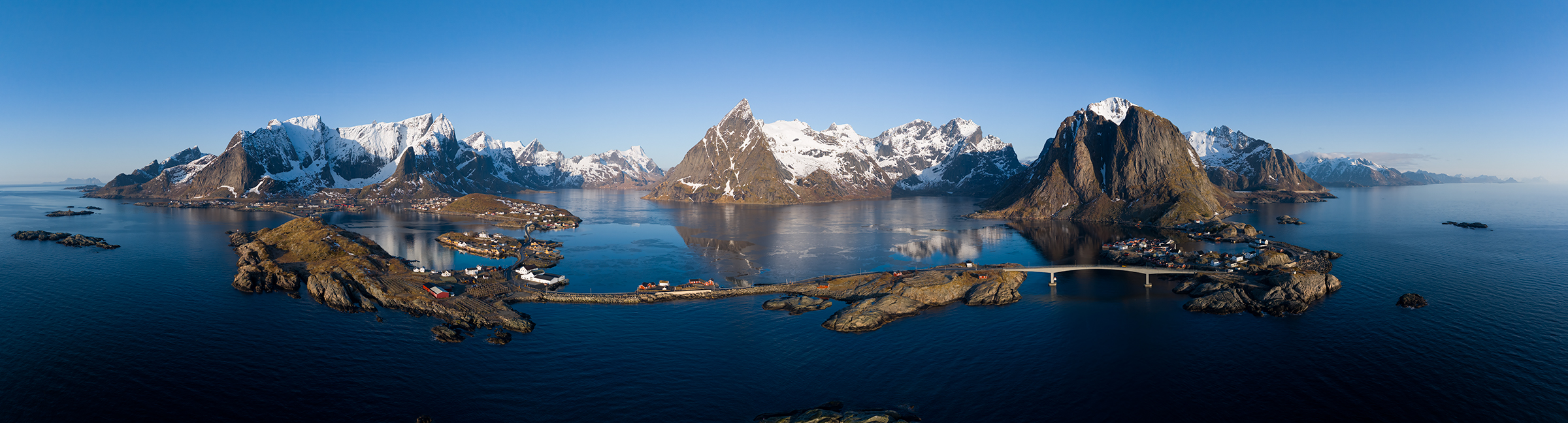 Hamnøy aerial pano 2