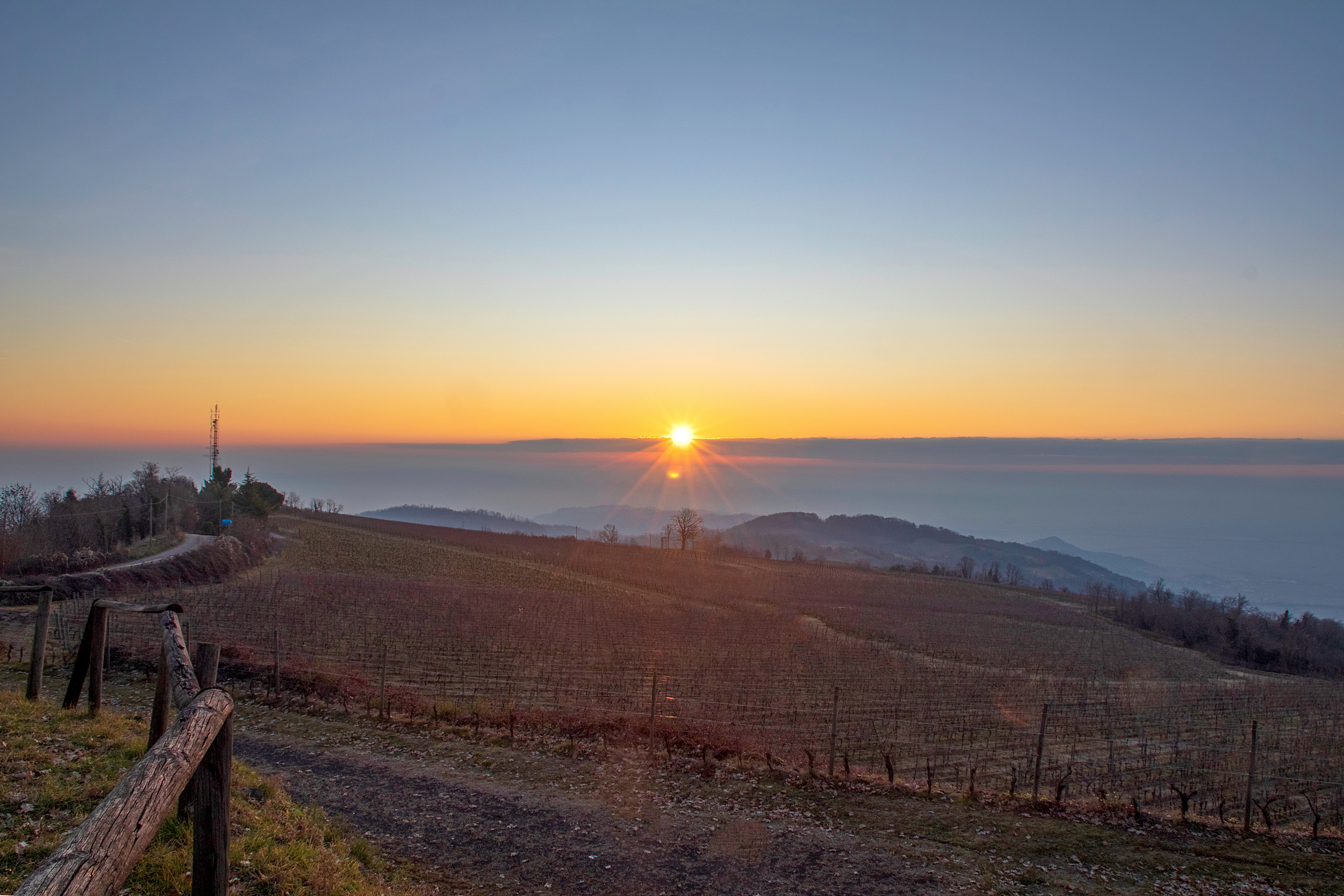 Sunrise in the hills