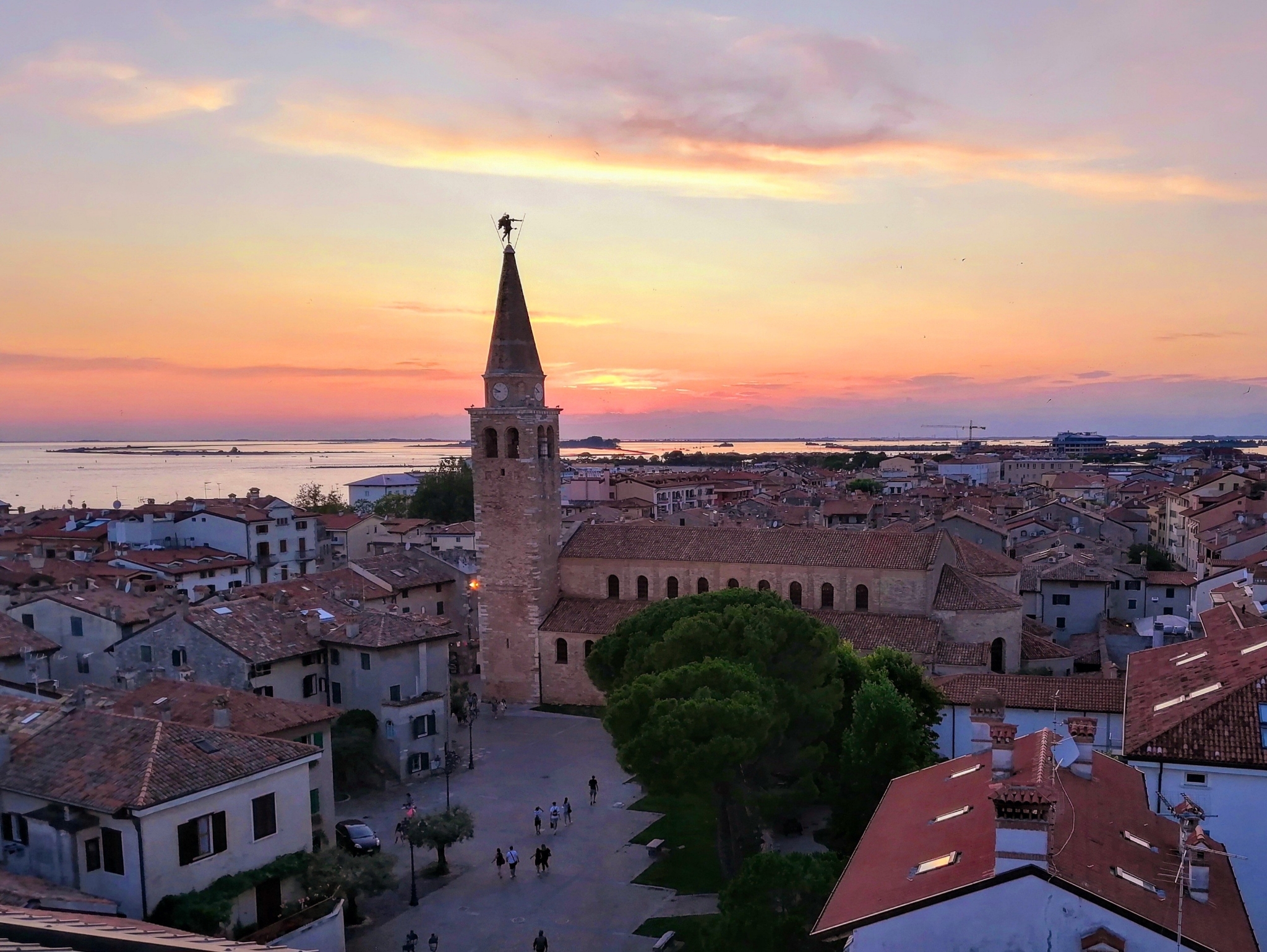 Sunset over Grado