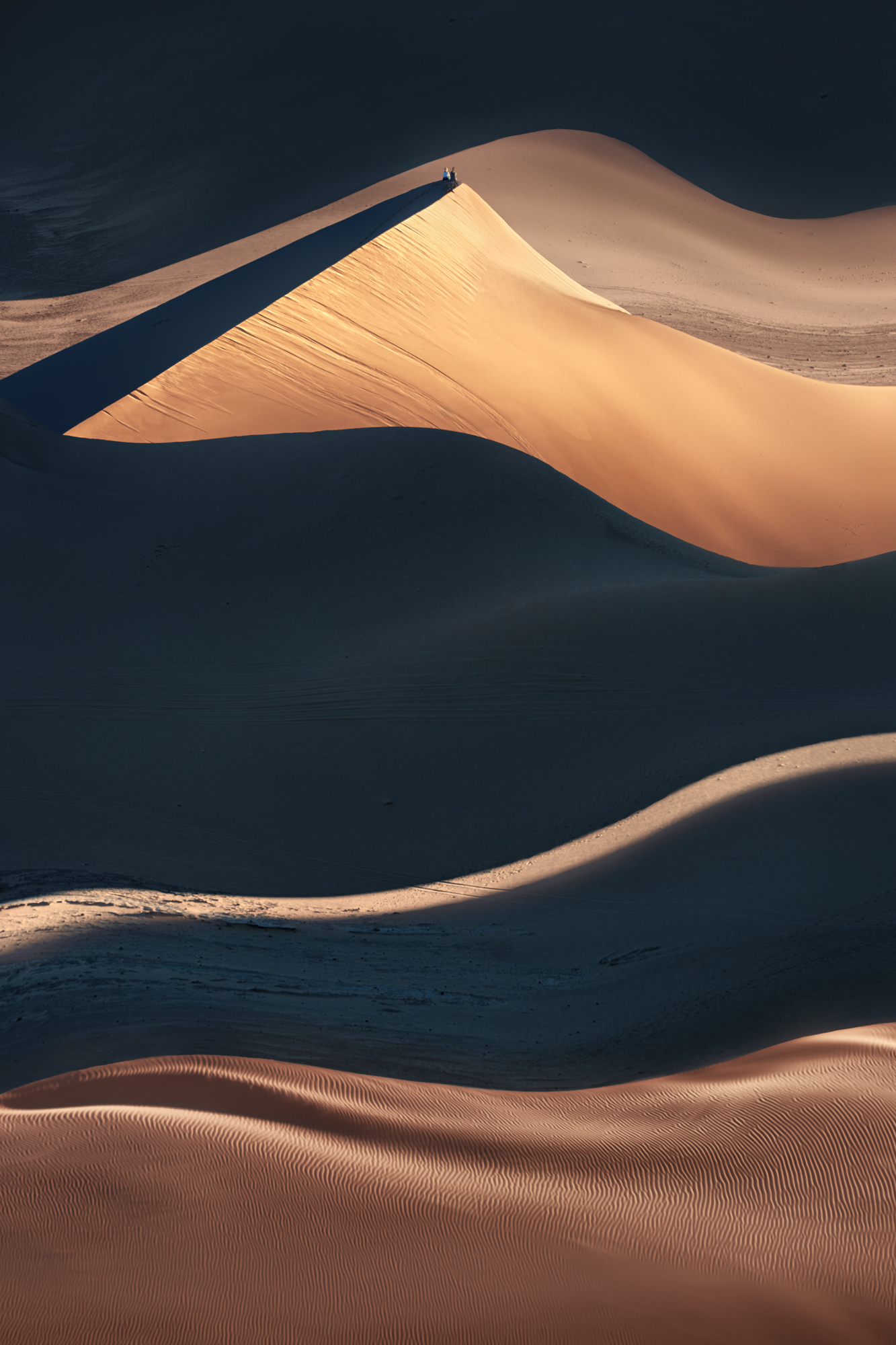 The desert dresses in elegance