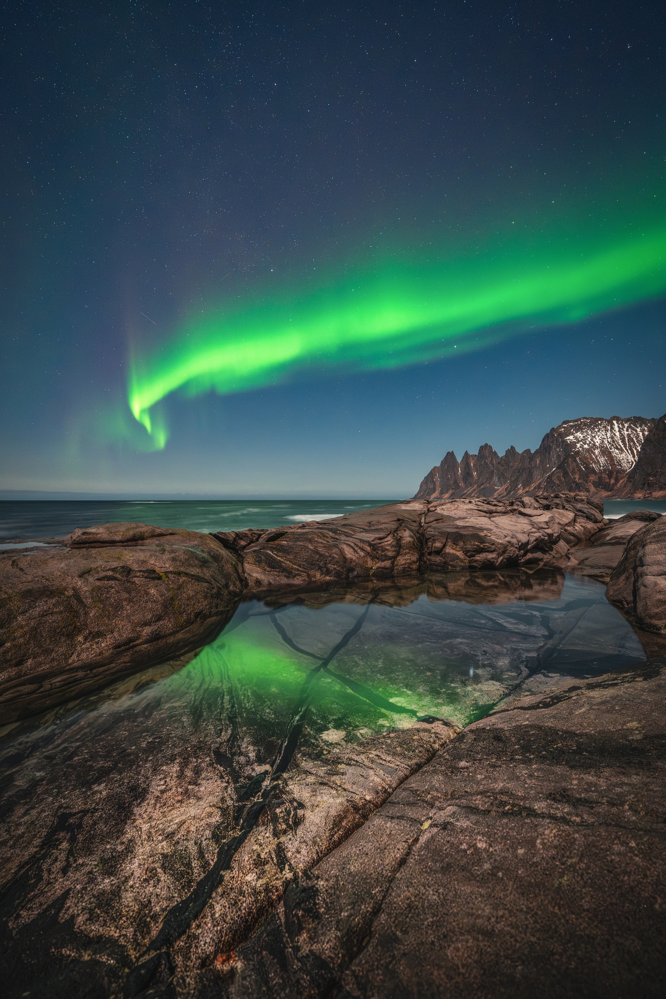 Riflessi di colori della notte