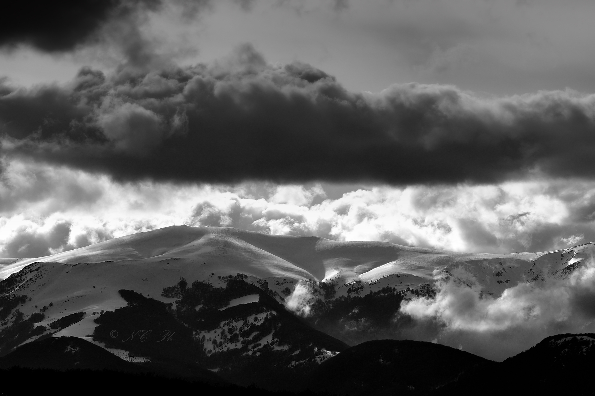 Monte Rognone from Campo di Giove
