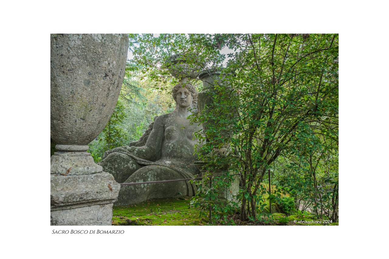 Le immense sculture nel Sacro Bosco di Bomarzo