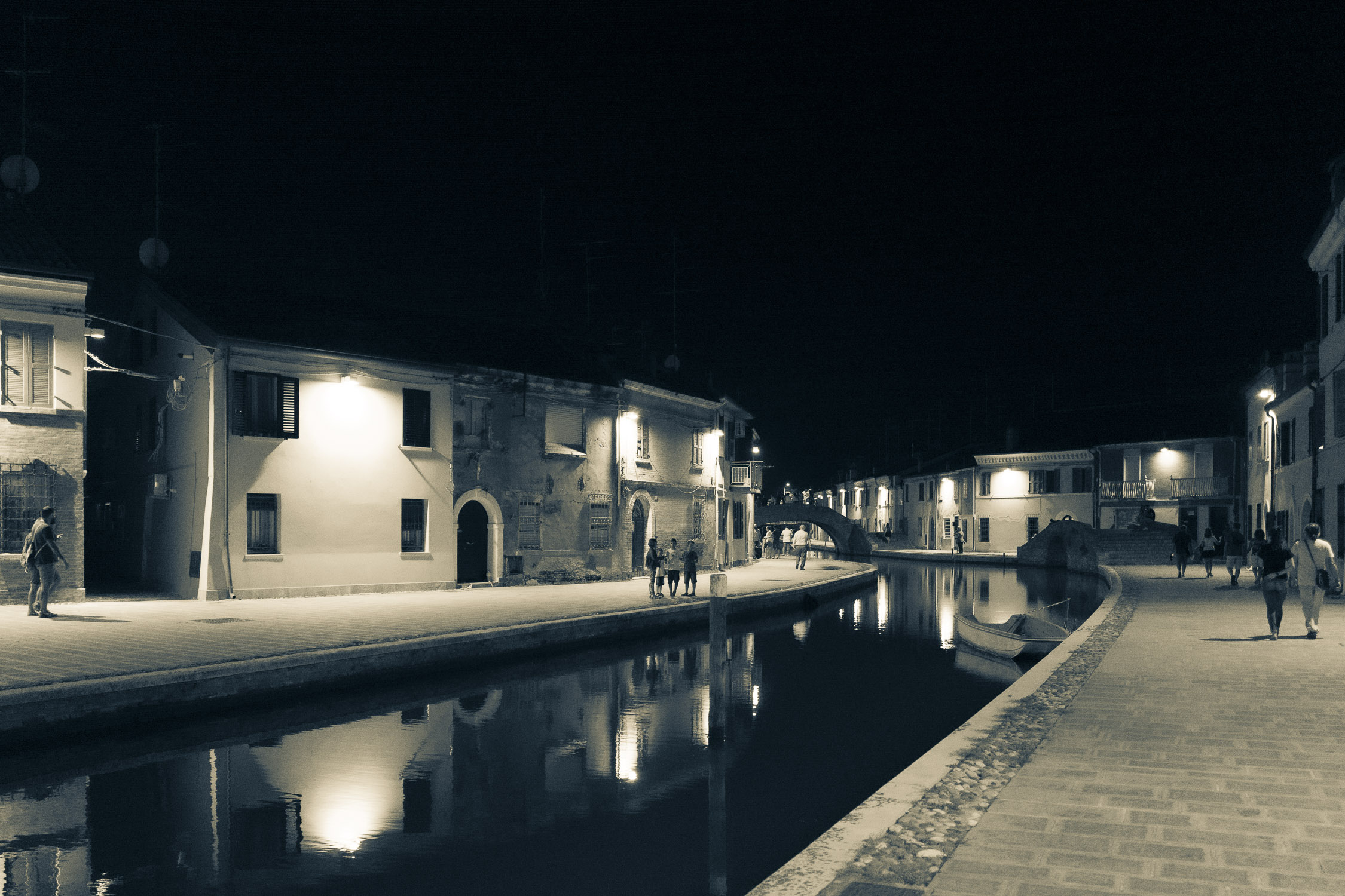The canals of Comacchio