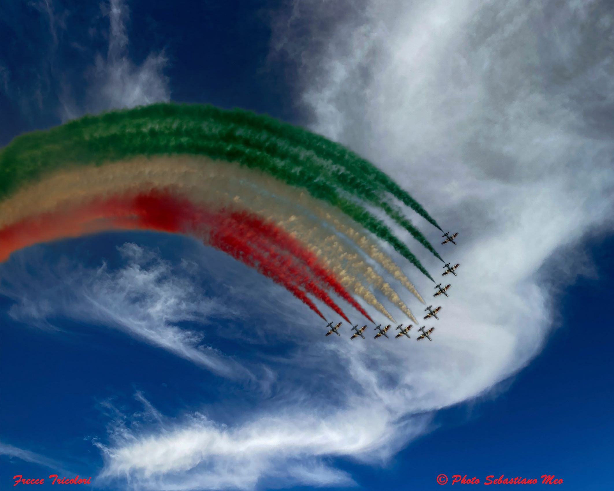 Frecce Tricolori a colori...