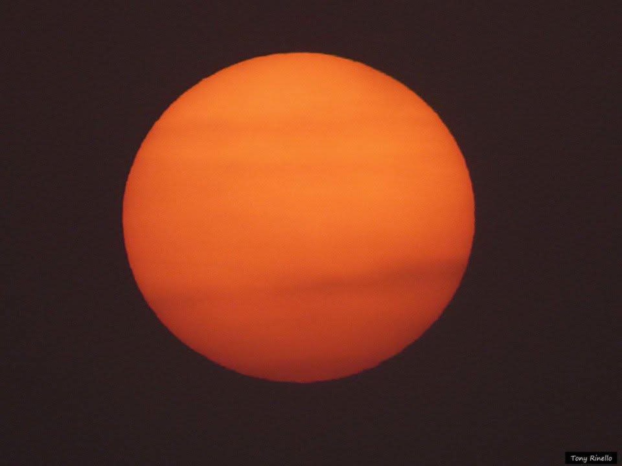 Il sole all'alba tra la nebbia