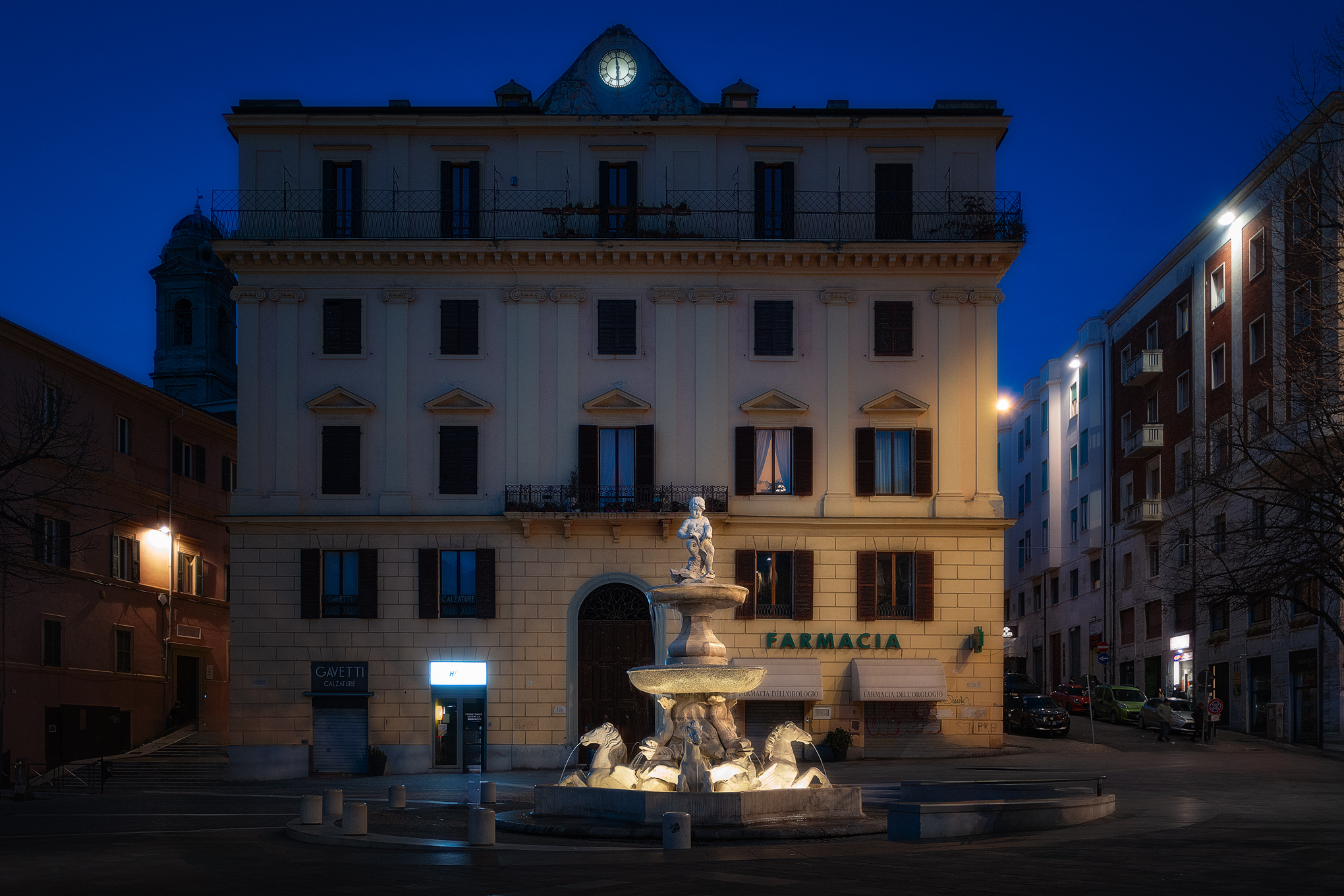 L'orologio della piazza