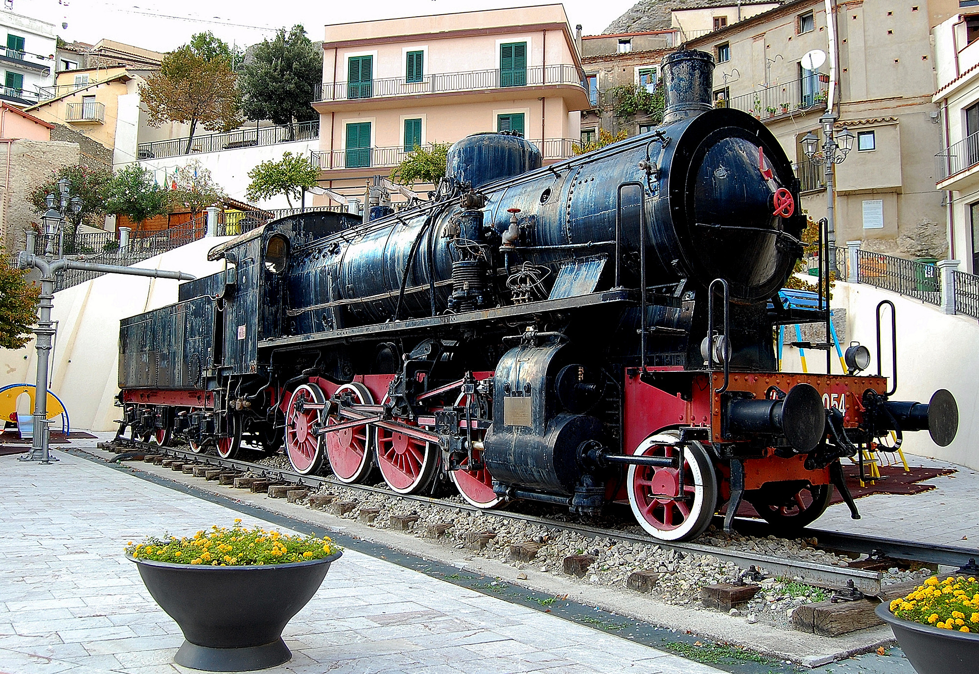 Versione a colori Locomotiva 054 (Bova - r.c.)