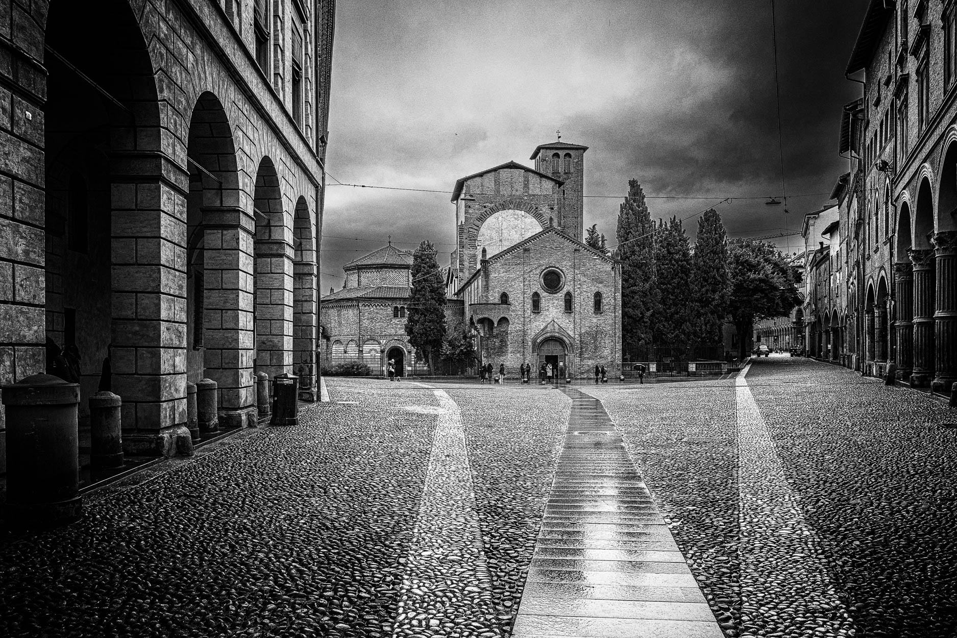 A rainy day in Bologna