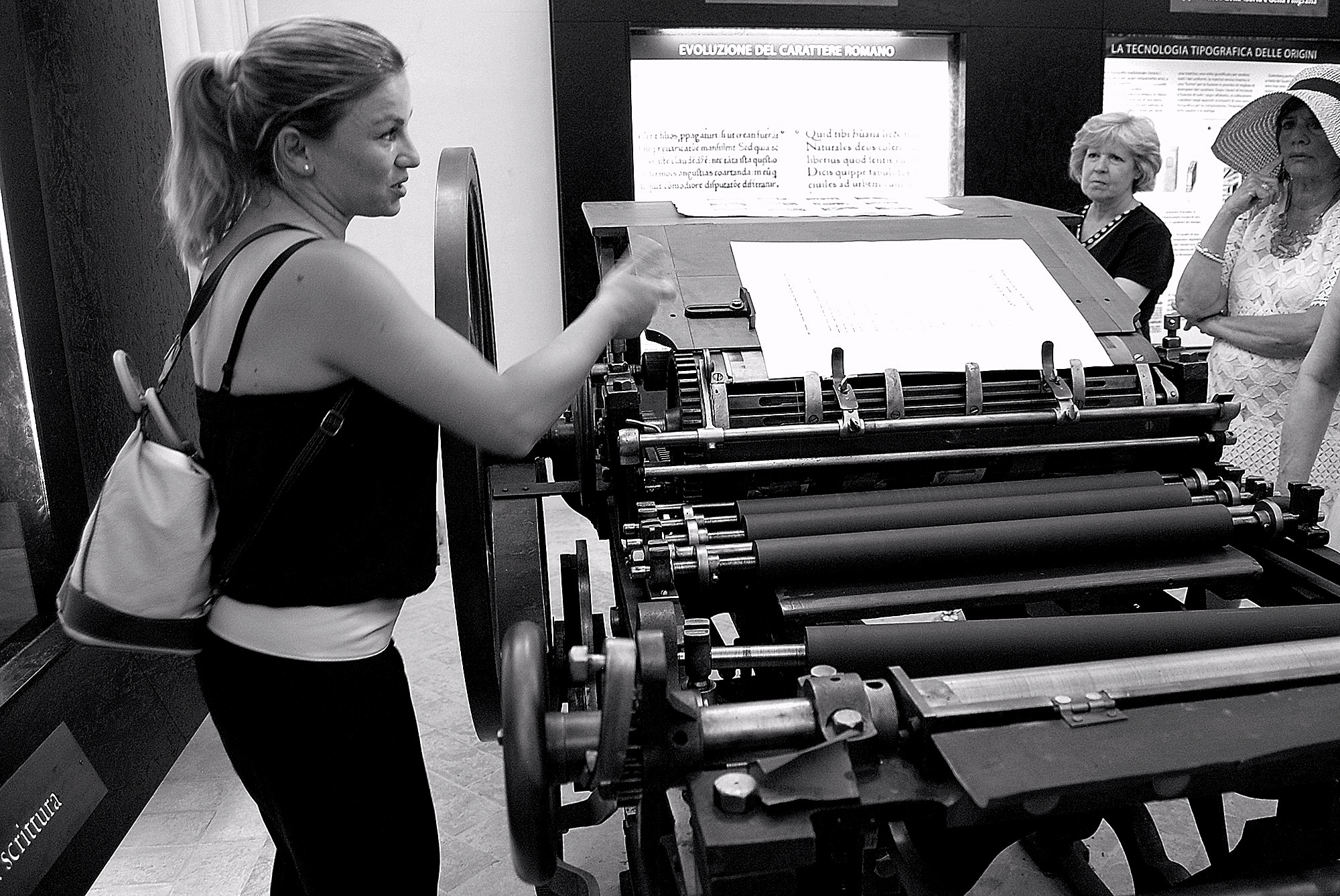 Macchina da stampa 1850:"Macchina pianocilindrica"