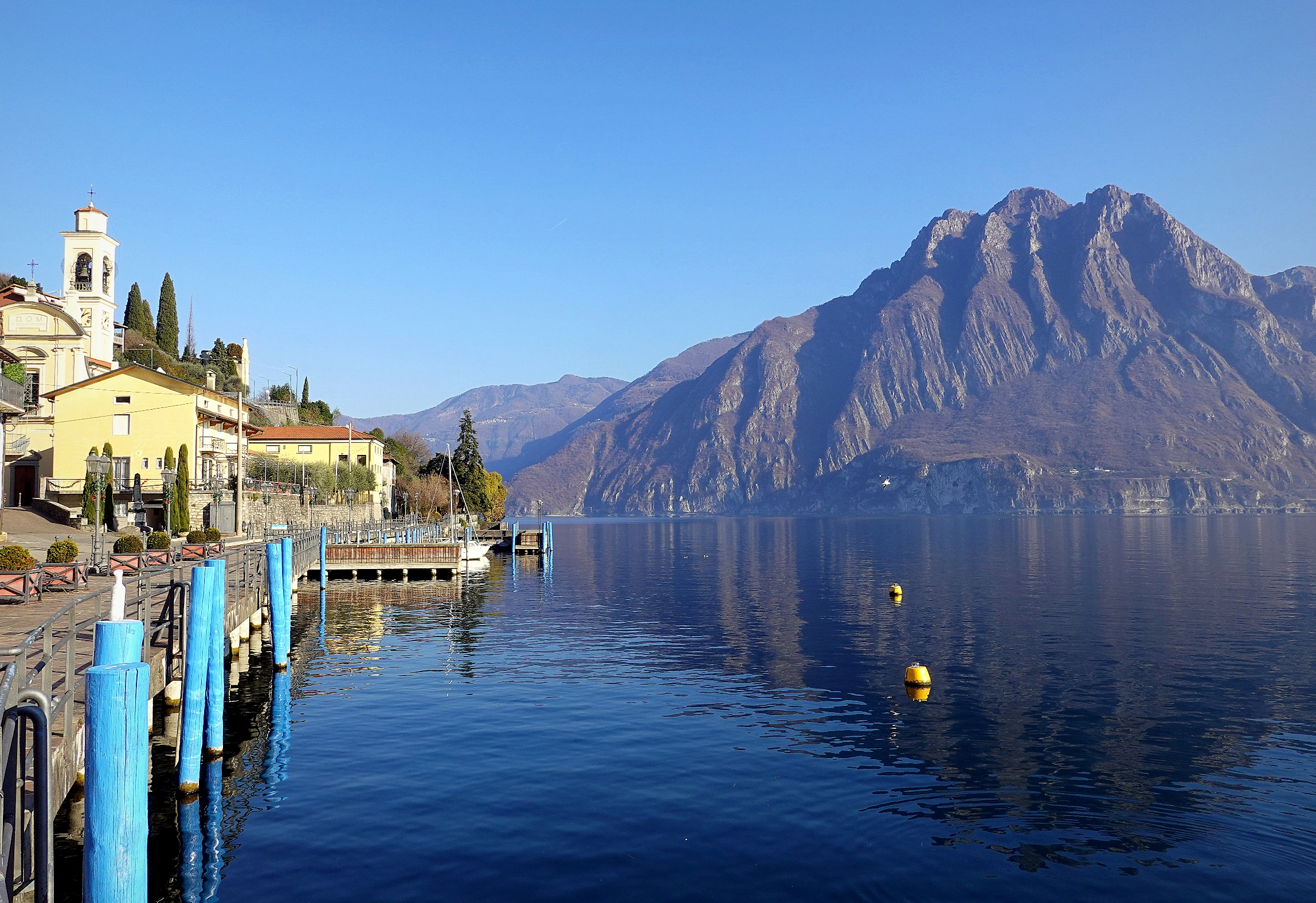 Lake Iseo and Mount Corna Trentapassi