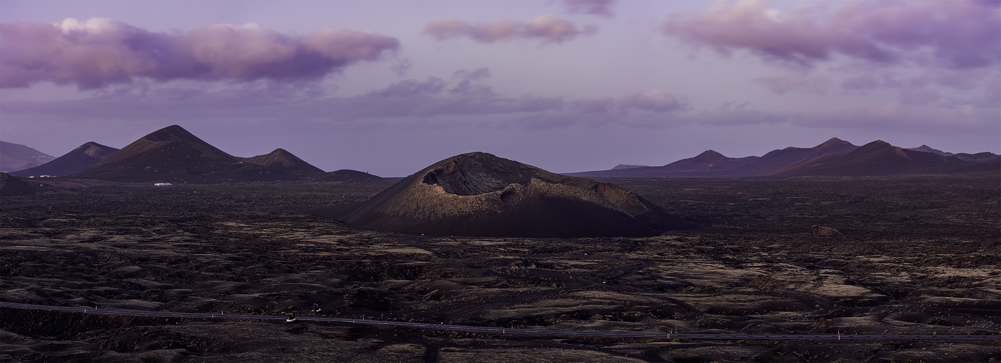 El Cuervo volcano at sunrise - Lanzarote