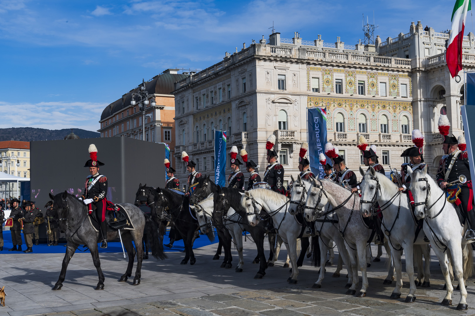 Carabinieri on horseback