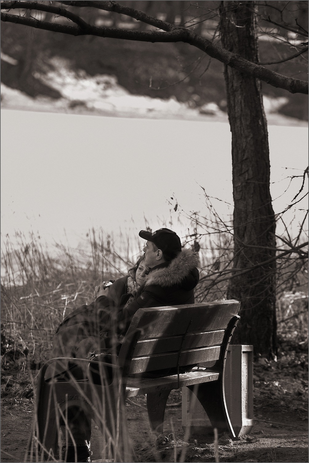 Two in a park in Moscow