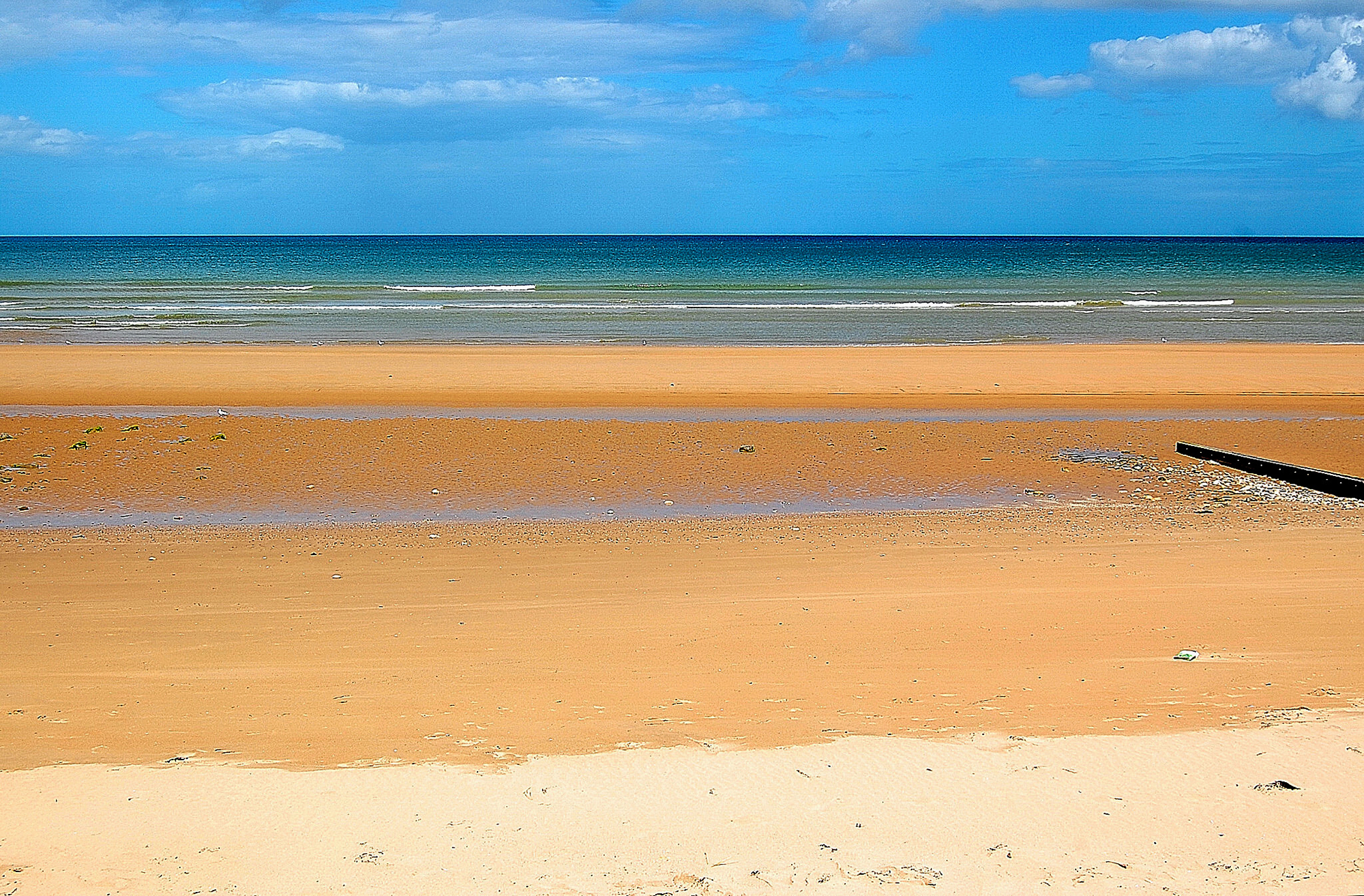 Normandy: tranquility at "Omaha Beach"