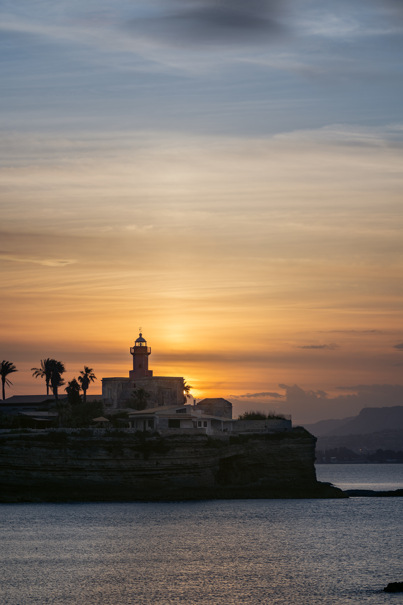 Sunset Massolivieri Lighthouse