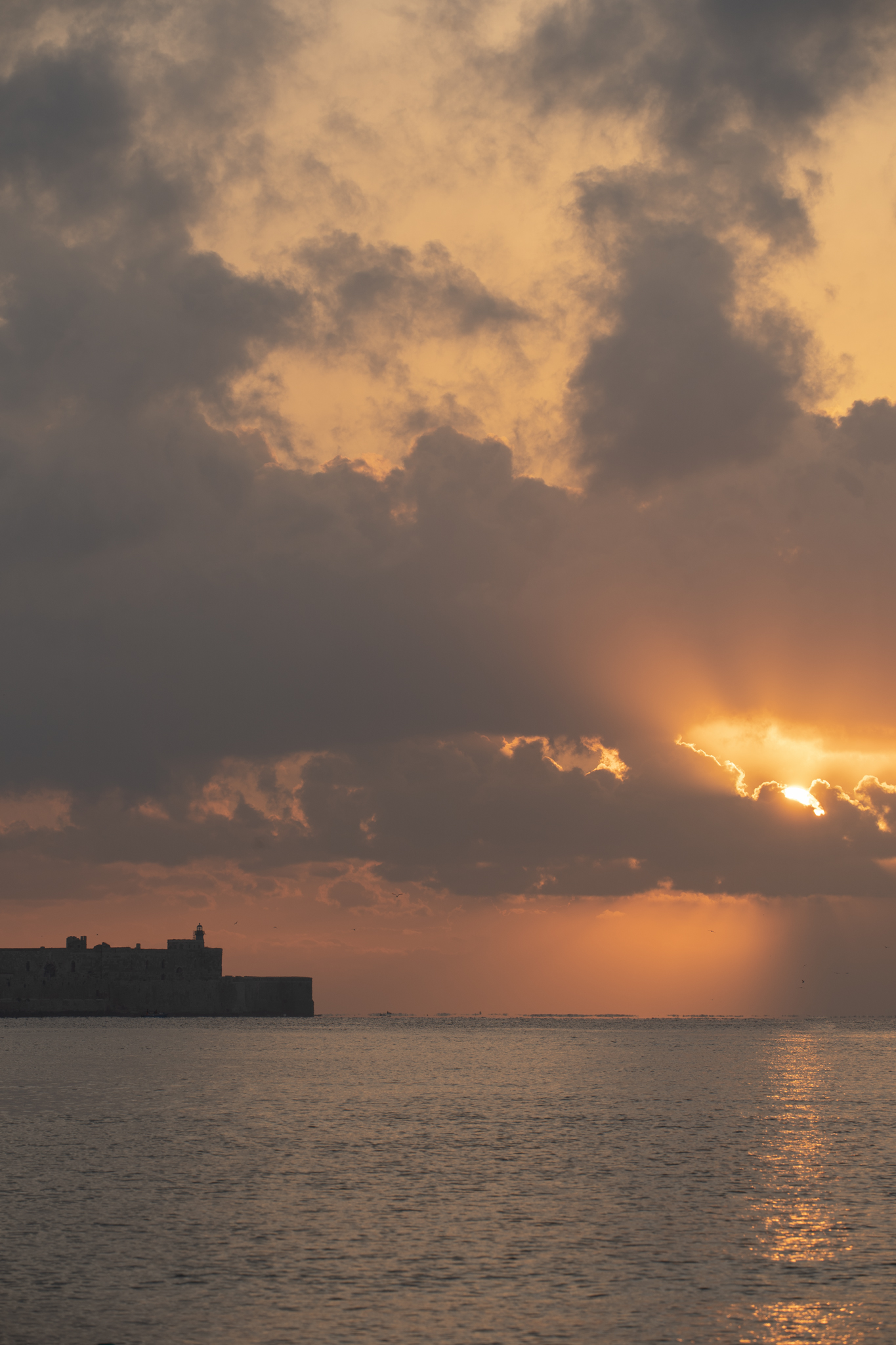 Sunrise Maniace Castle,Ortigia Island
