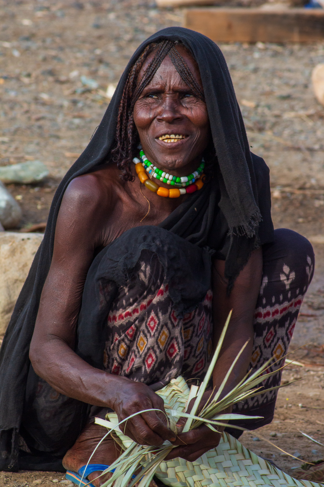 Tessitrice di stuoie