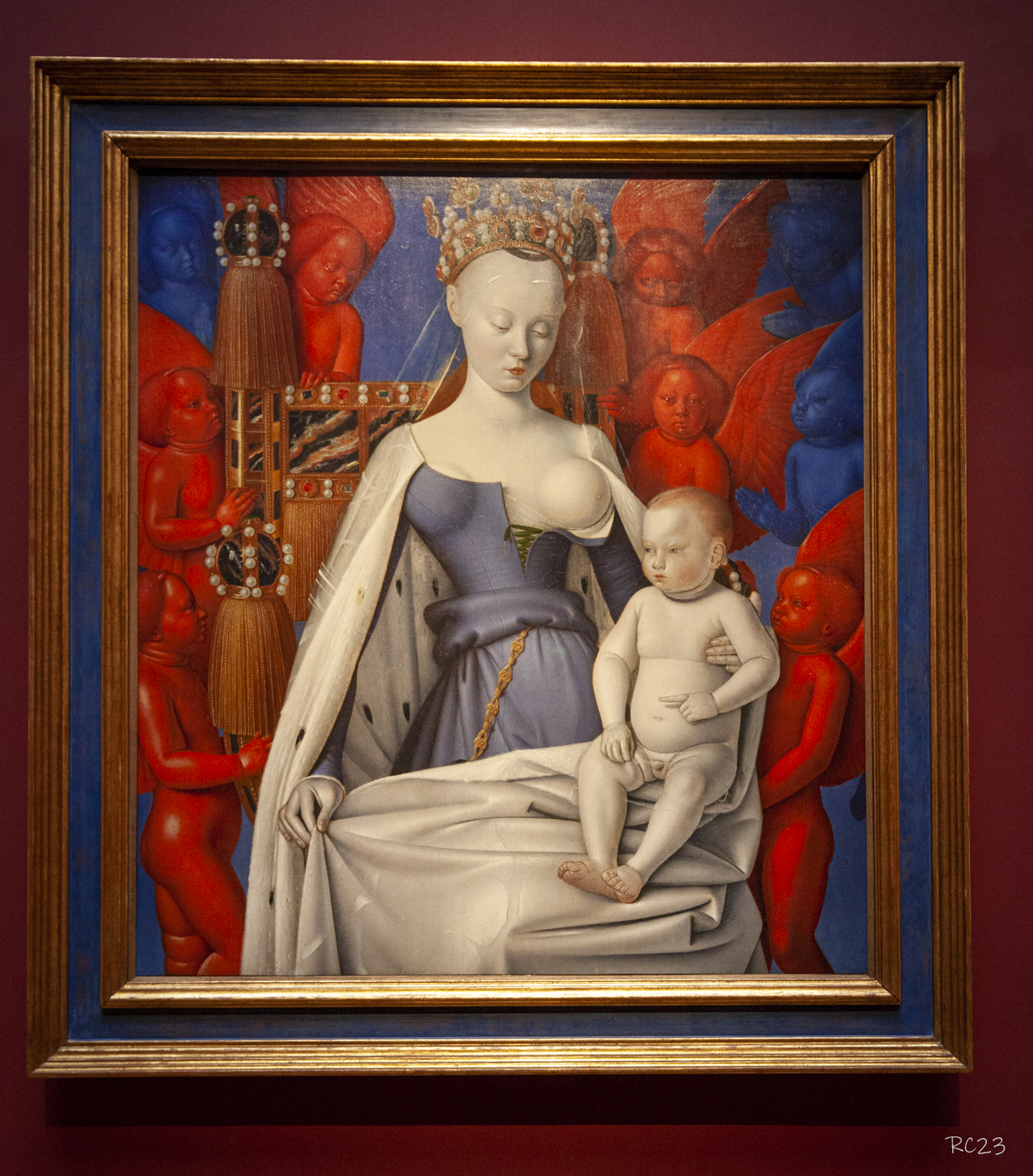 Madonna col Bambino circondati da angeli