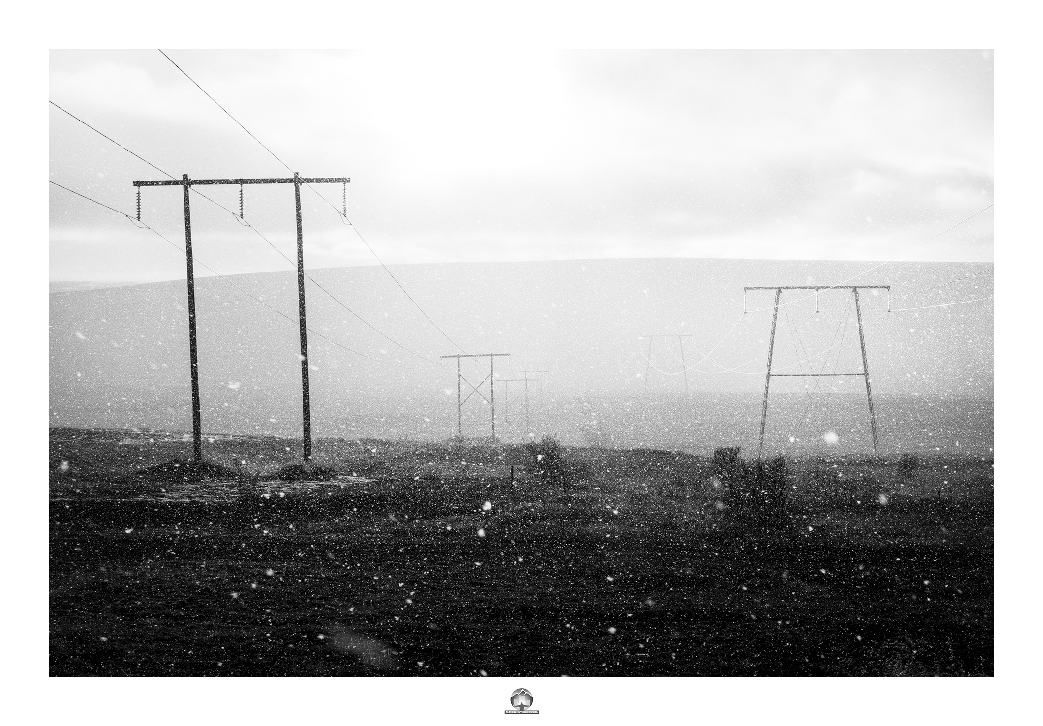 Snowstorm in Iceland