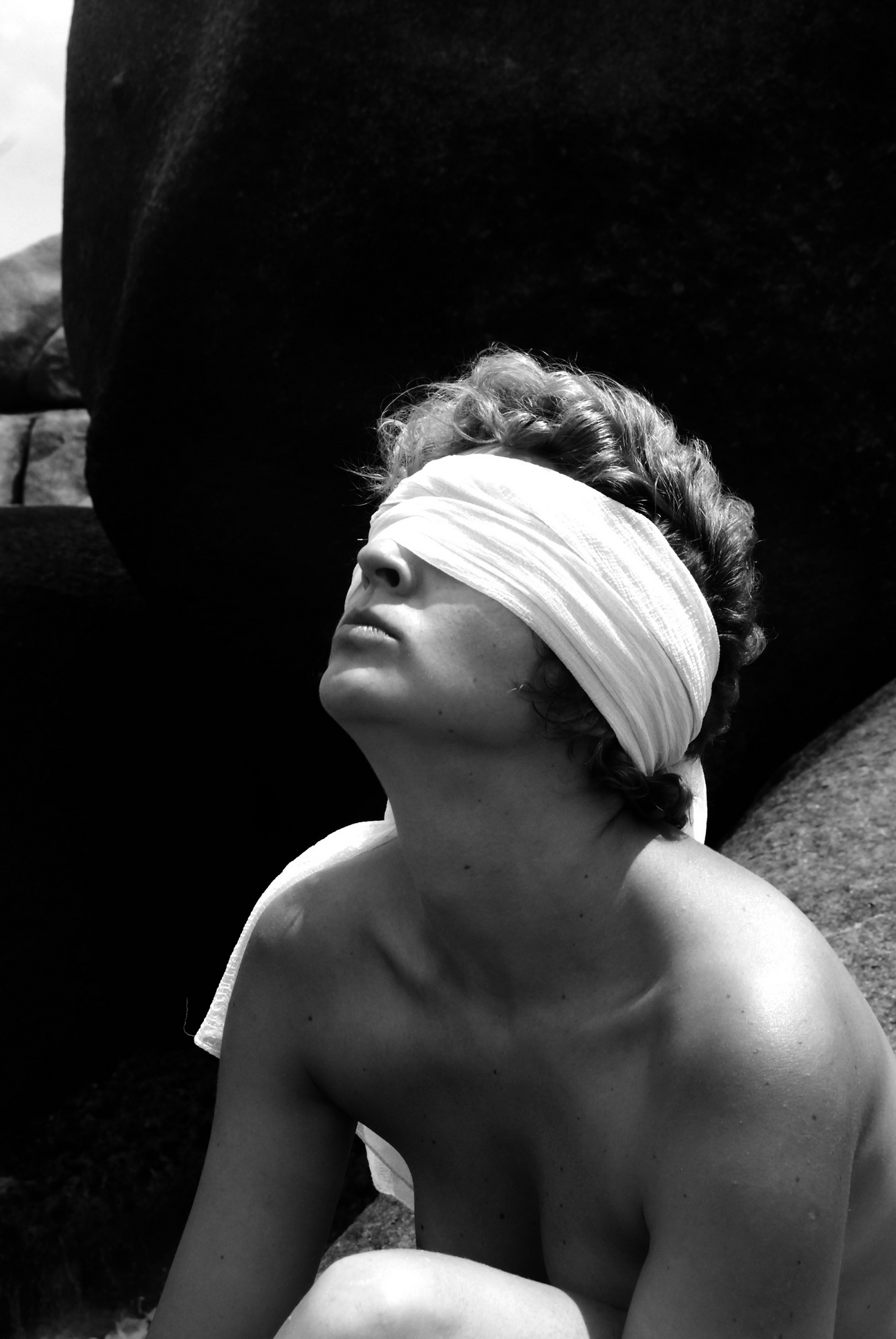 Blindfolded
