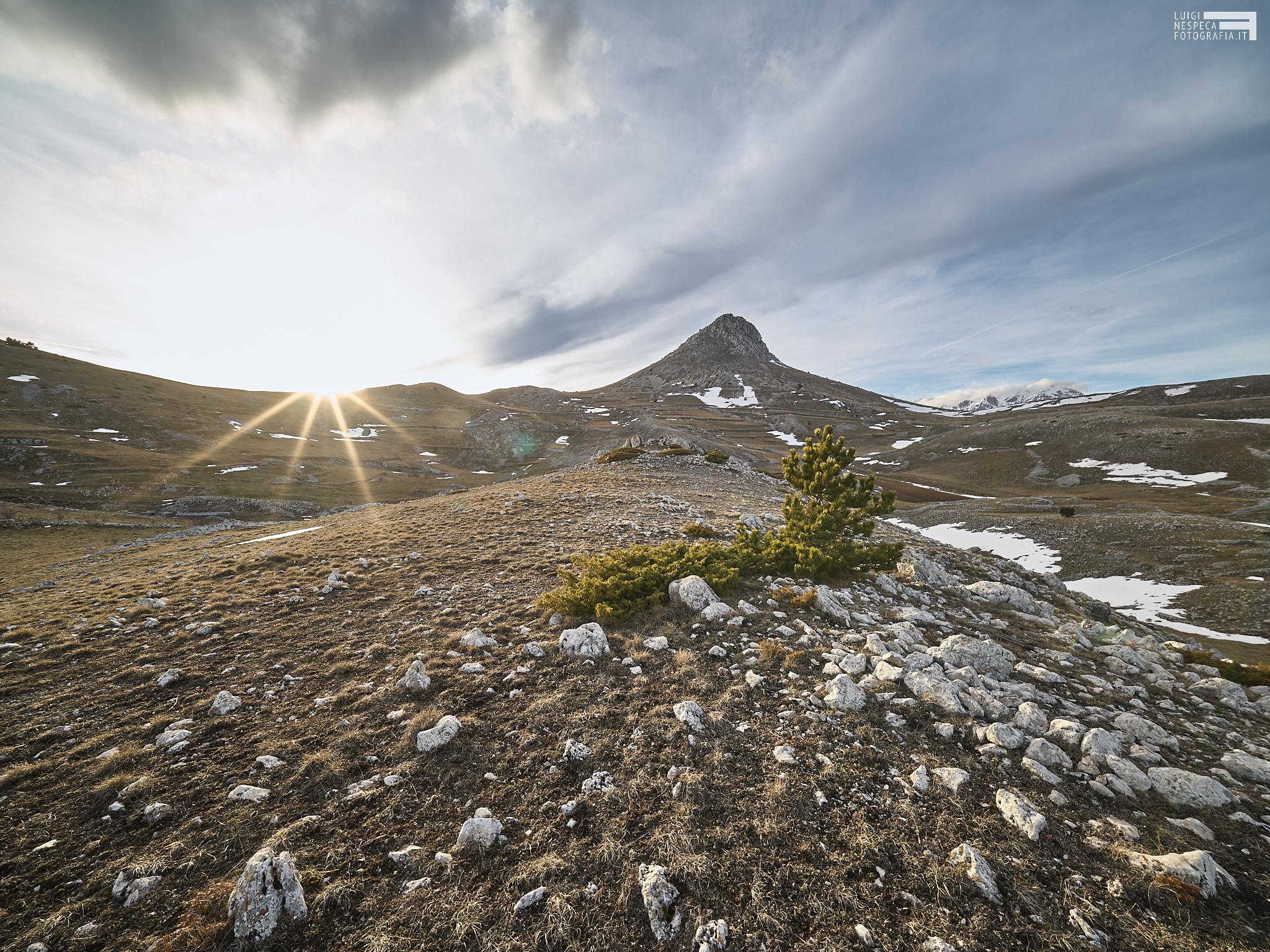 Sunset on Monte Bolza - Campo Imperatore
