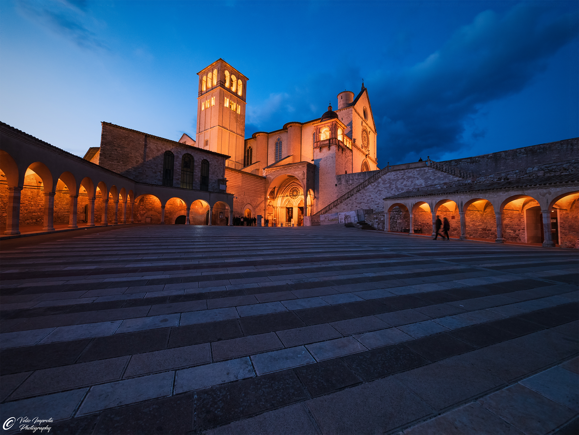 Assisi at the blue hour