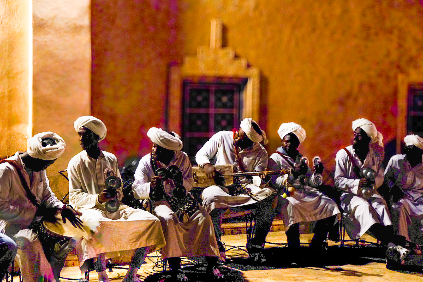 Suonatori misica Gnawa Marocco